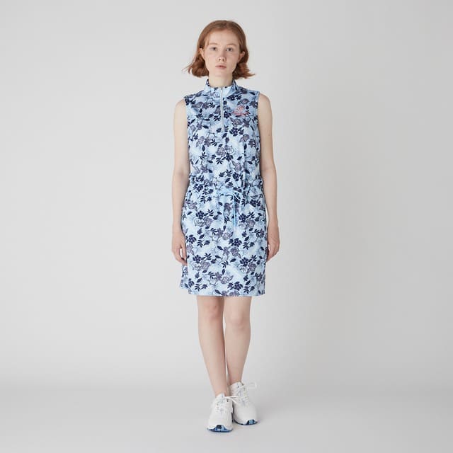 WOMENS LENARDSフラワープリント ワンピース ブルー 071222551 - ZOY OFFICIAL