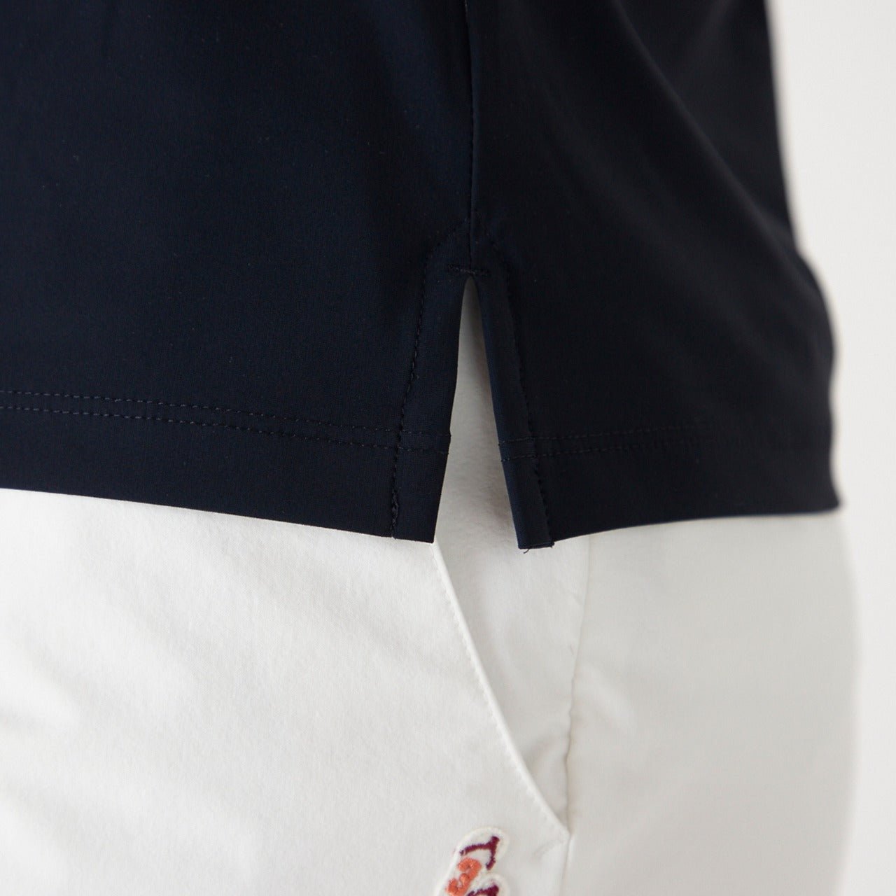 WOMENS LENARDS EURO JSY 半袖モックネックTシャツ ネイビー 071222051 - ZOY OFFICIAL