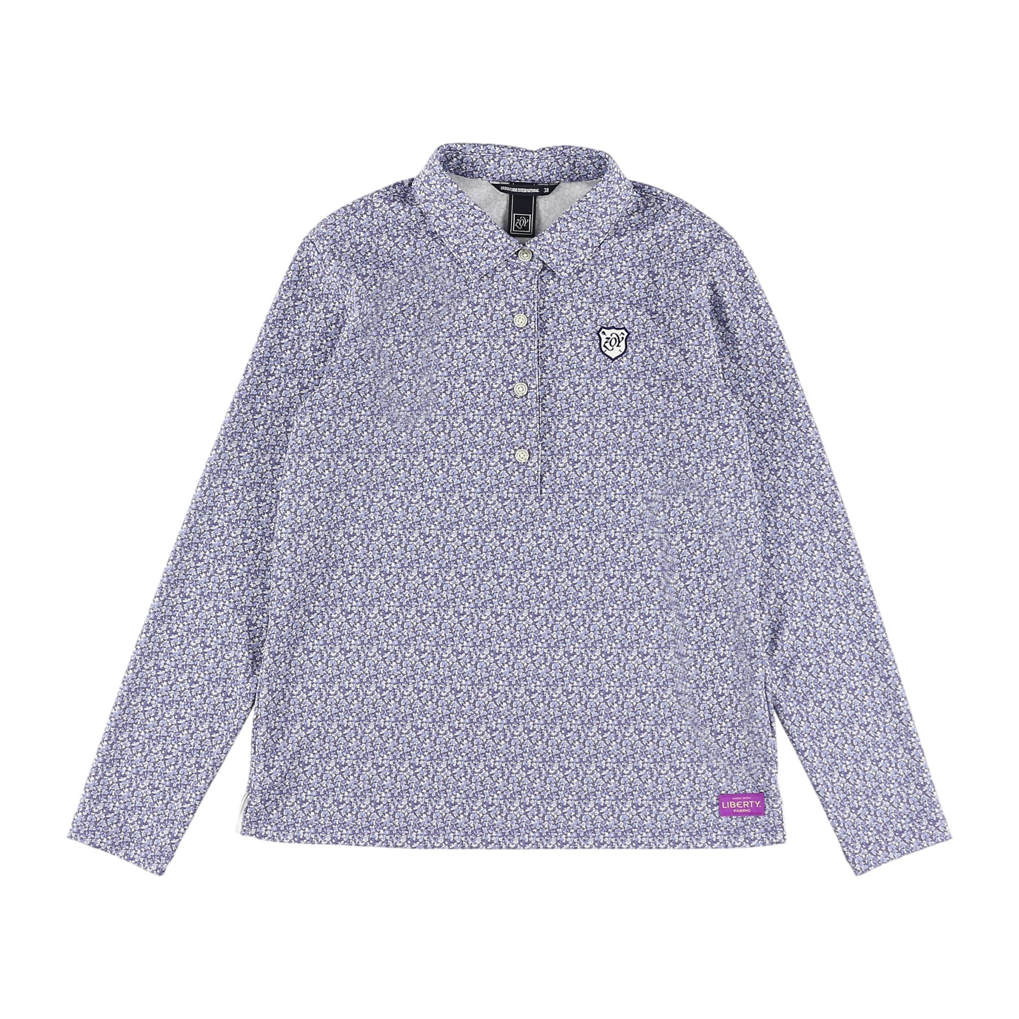 WOMENS 小花PT 長袖シャツ ライラック 071632006 - ZOY OFFICIAL