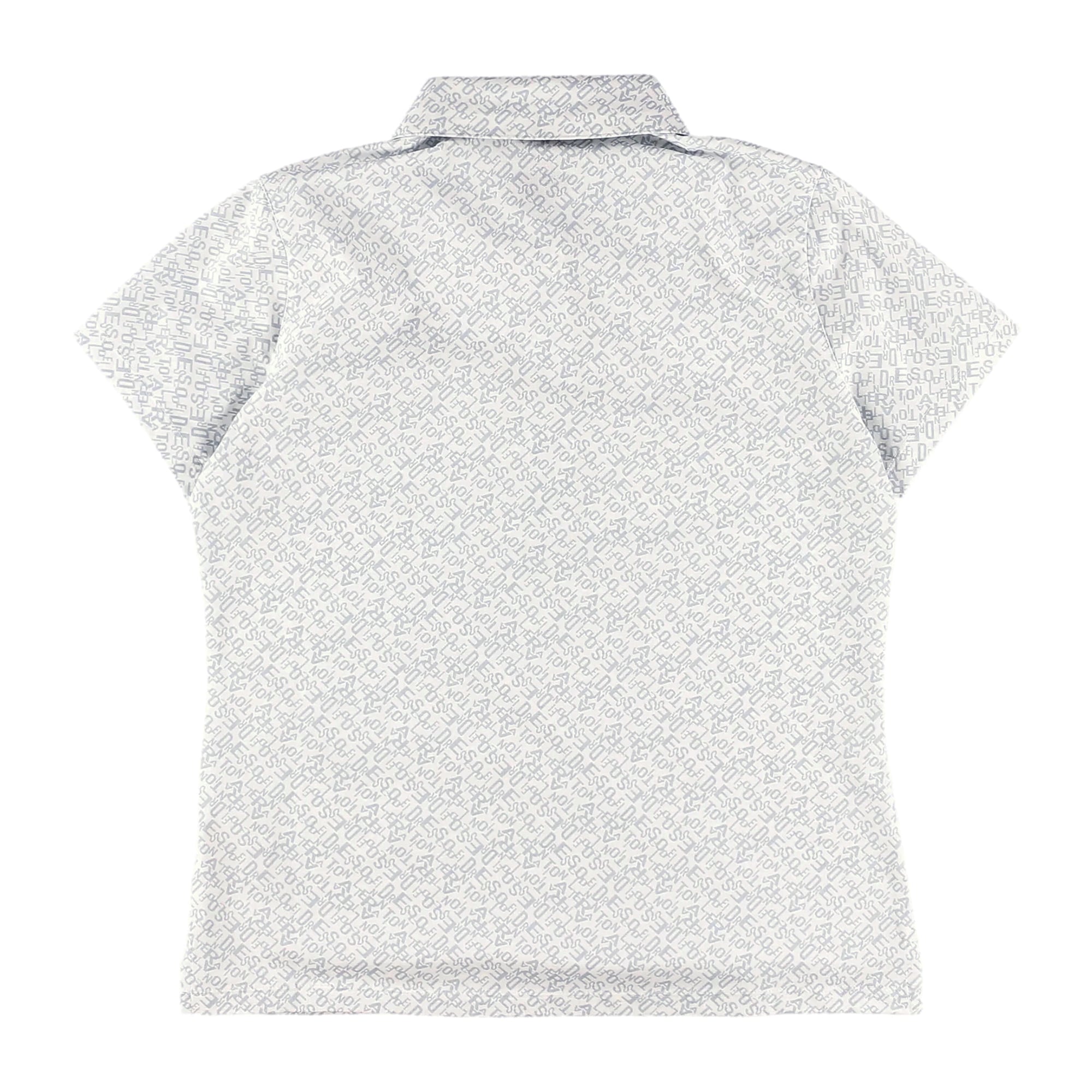 WOMENS バイアスロゴPT ドットライトテックエアー 半袖ポロシャツ ホワイト 071634000 - ZOY OFFICIAL