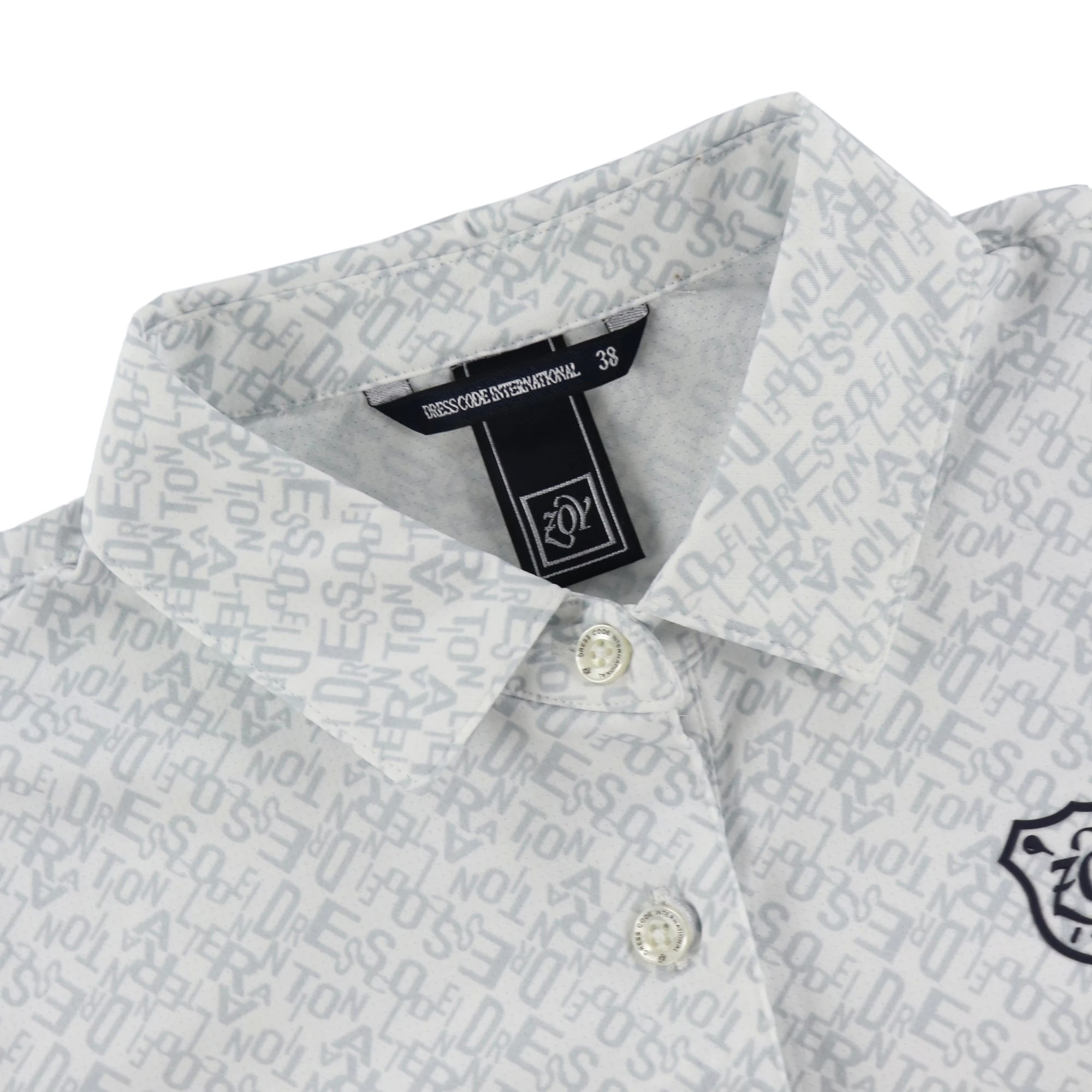 WOMENS バイアスロゴPT ドットライトテックエアー 半袖ポロシャツ ホワイト 071634000 - ZOY OFFICIAL