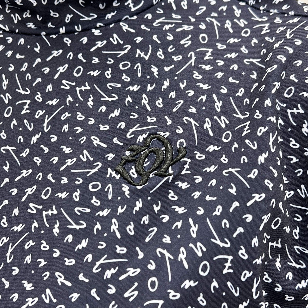WOMENS フラグメントロゴプリント 半袖モックネックTシャツ ネイビー 071622019 - ZOY OFFICIAL