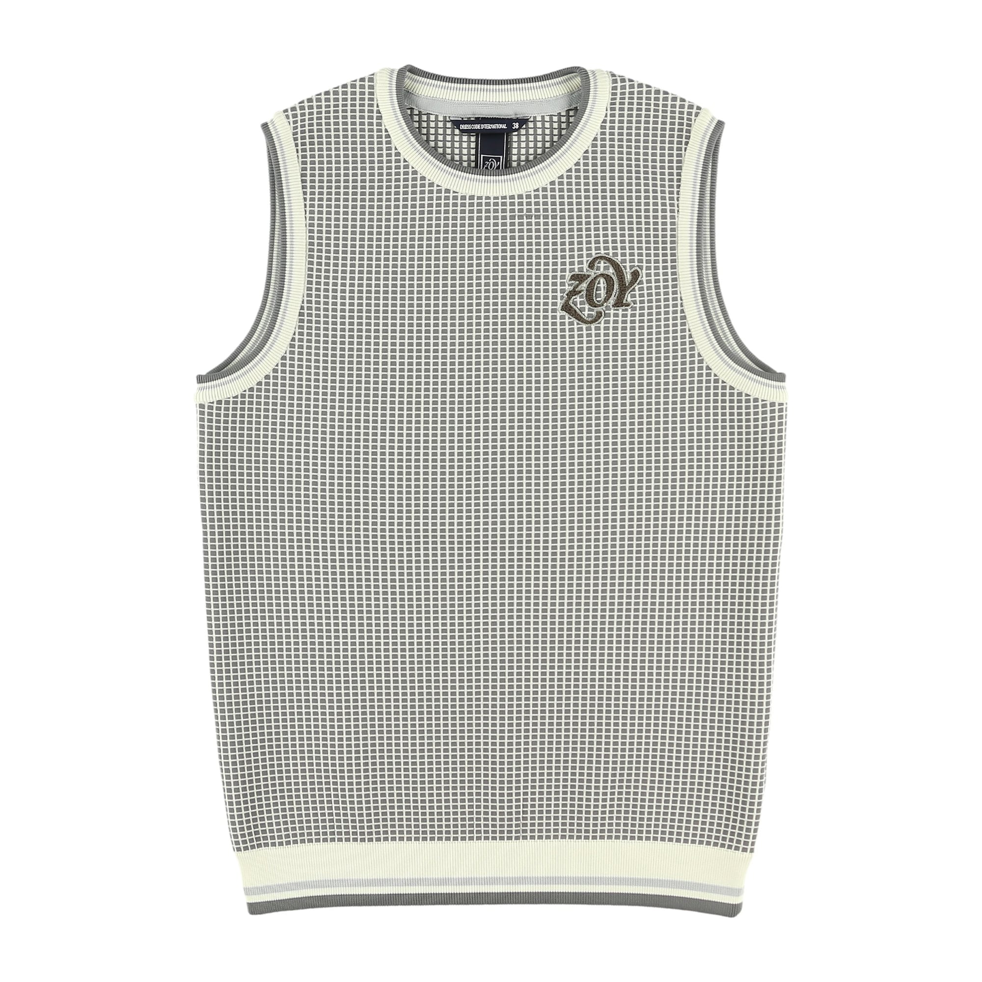 WOMENS マイクロスリーム グラフチェックWJQ ベスト 071624701 - ZOY OFFICIAL