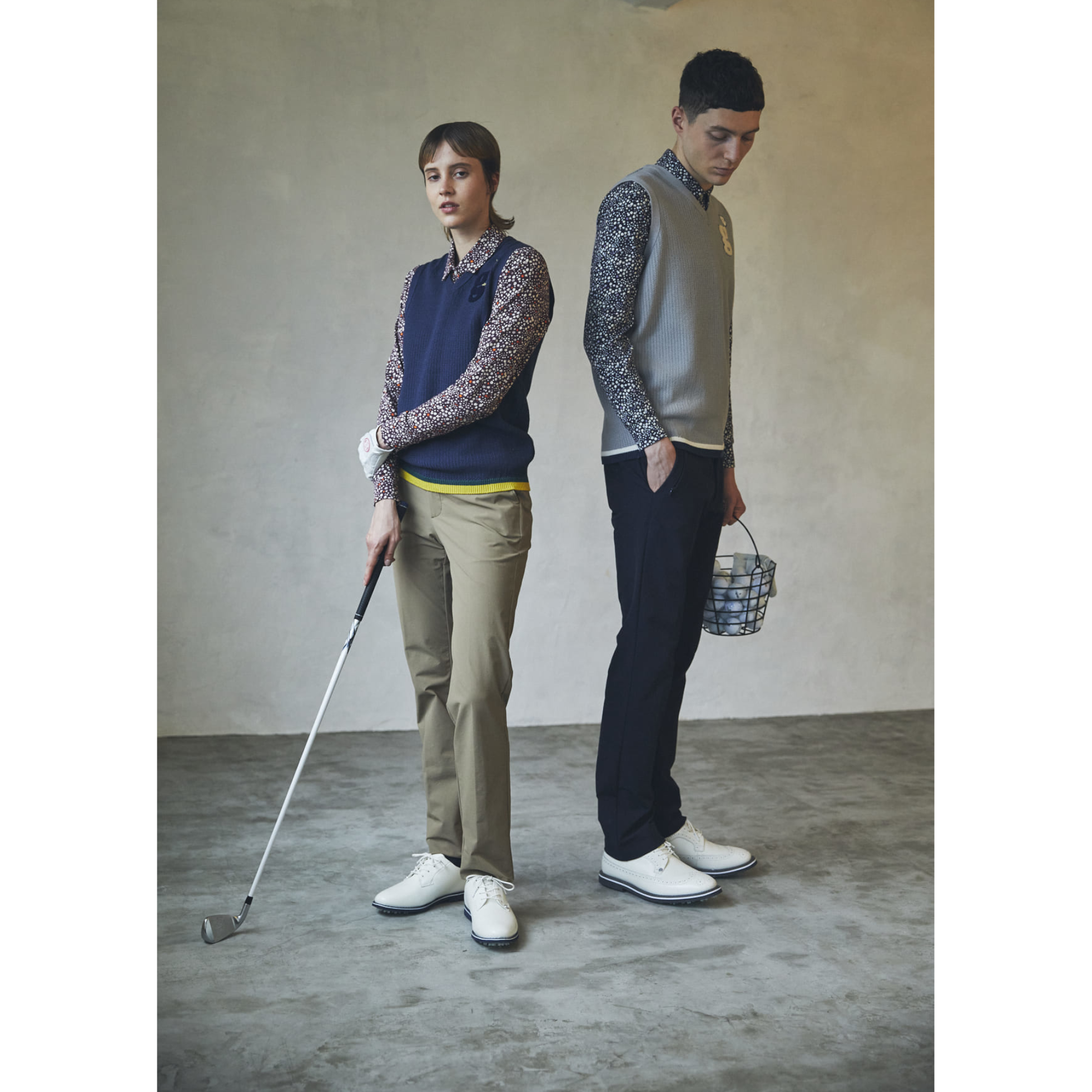 MEN CORDURA 4WAY 二重織撥水 ロングパンツ ネイビー