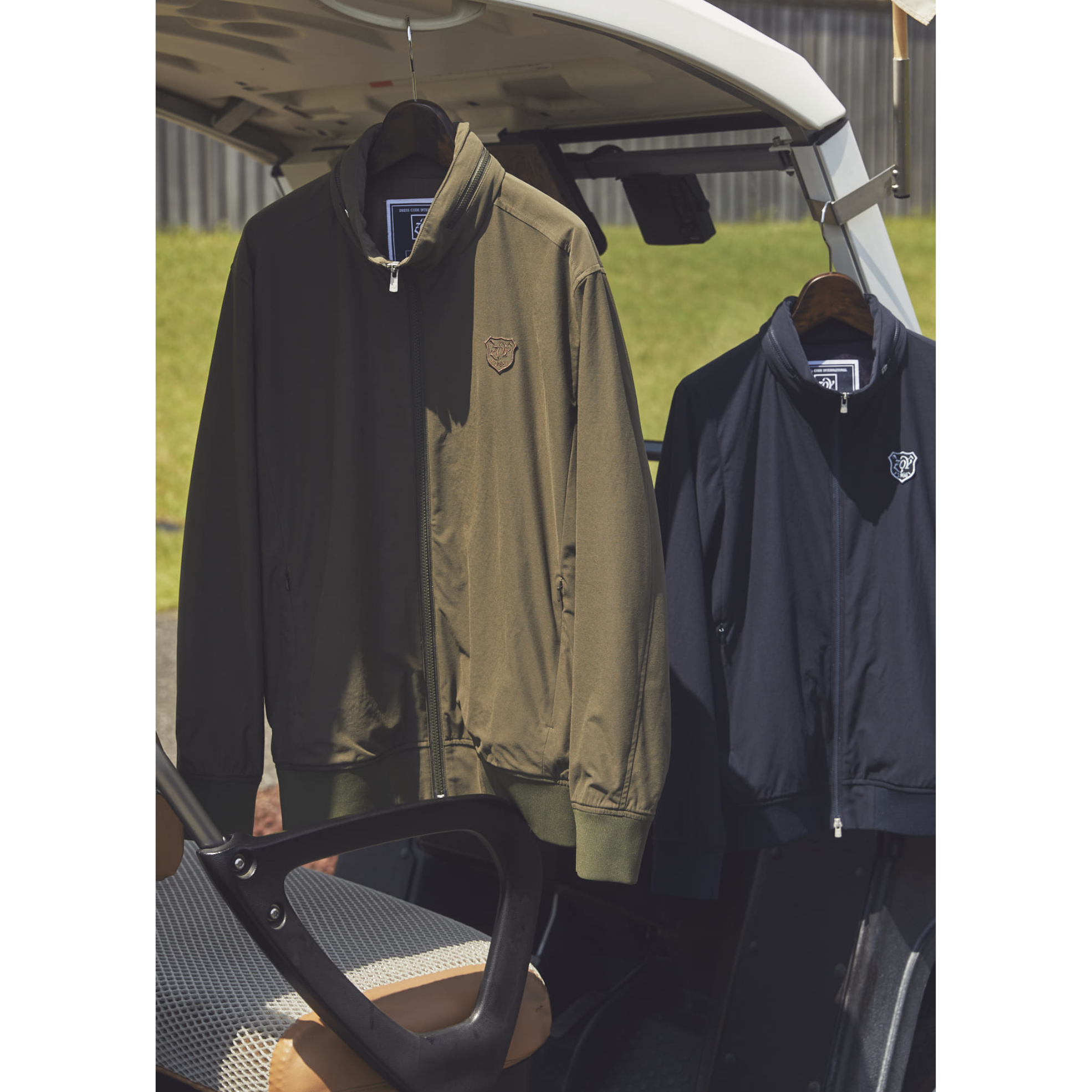 MEN ヴィンテージスエード ブルゾン オリーブ