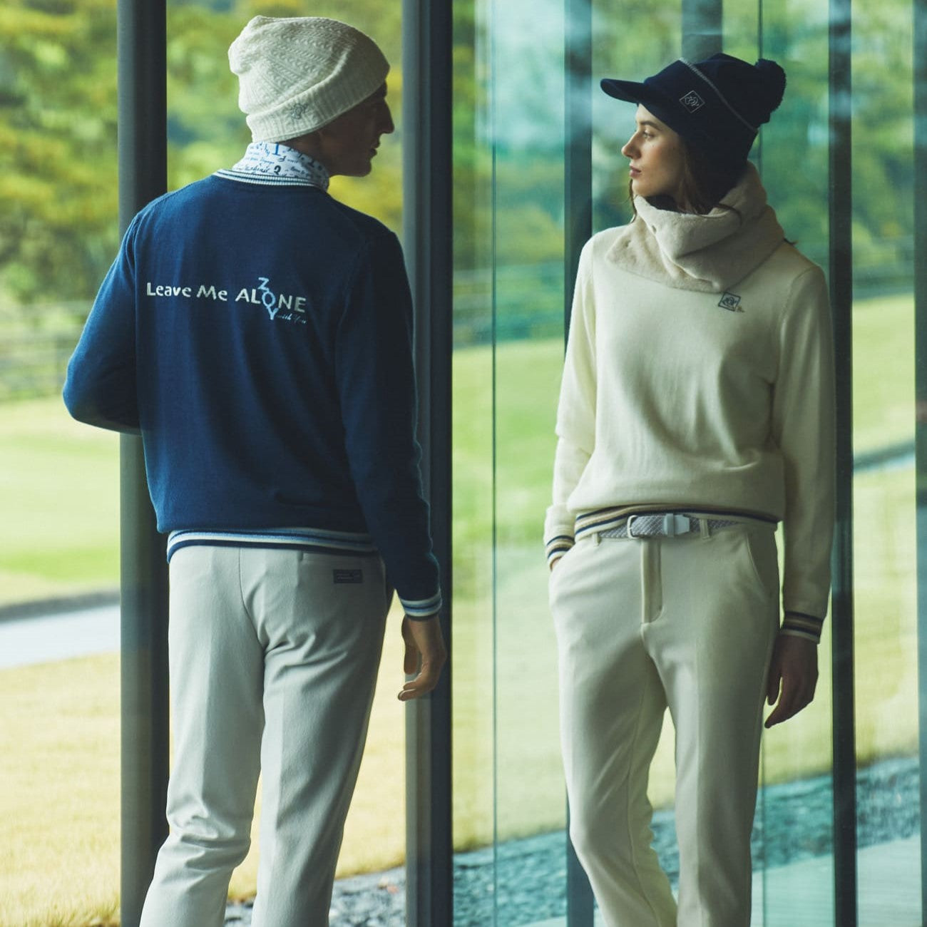 UNISEX スクリューニットキャップ オフホワイト