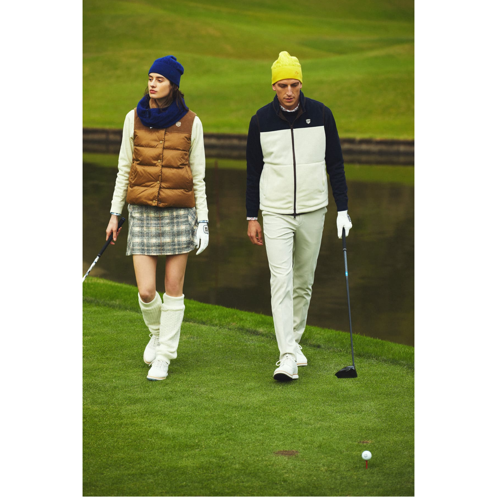 WOMEN 光電子ダウンベスト キャメル