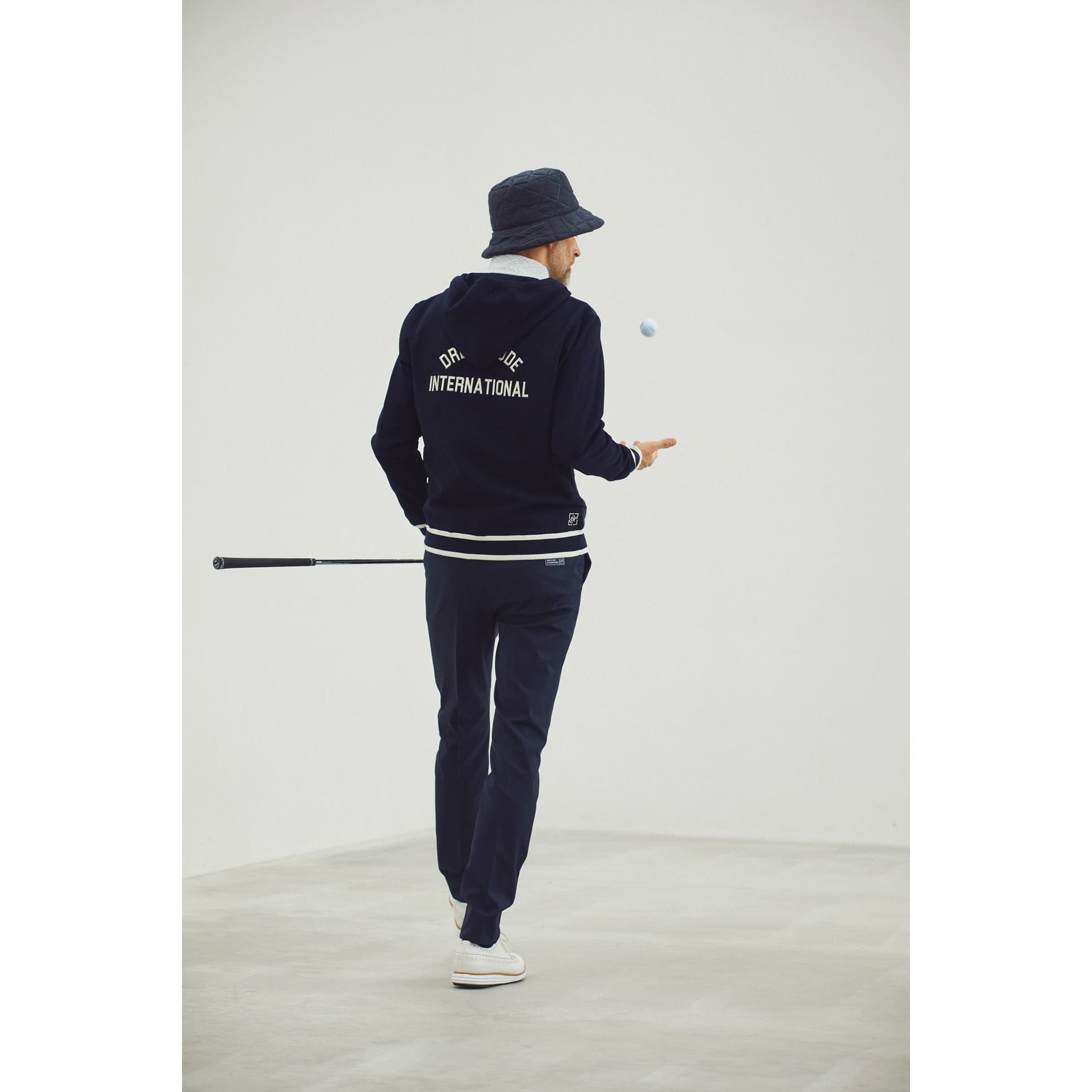 Men's Heat Energy Double Cloth Long Pants, Navy