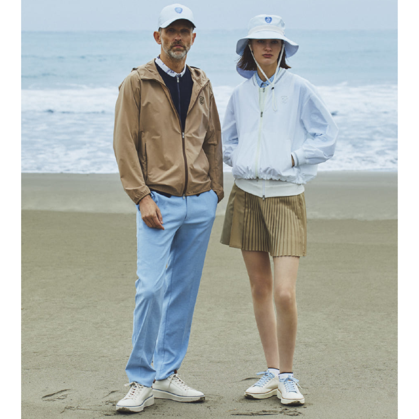 Men's PrimeFlex Water-Repellent Stretch Hooded Blouson, Navy