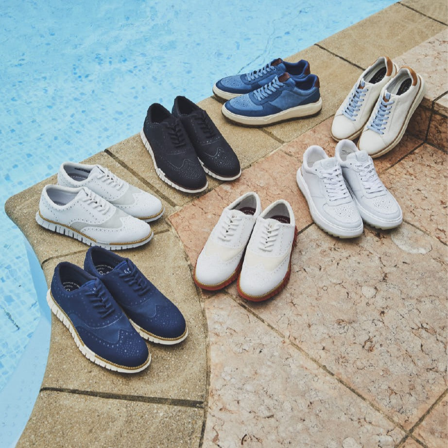 【COLE HAAN】MEN ZEROGRAND REMASTERED NO SEW WINGTIP GOLF
