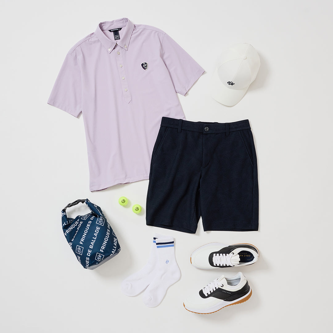 【SUMMER STYLING SAMPLES】かろやかな着心地に、気品あふれる表情を。ZOYスタッフが巧みに着こなす「リサイクルナイロンブロックアイランドトリコット」シリーズ ──