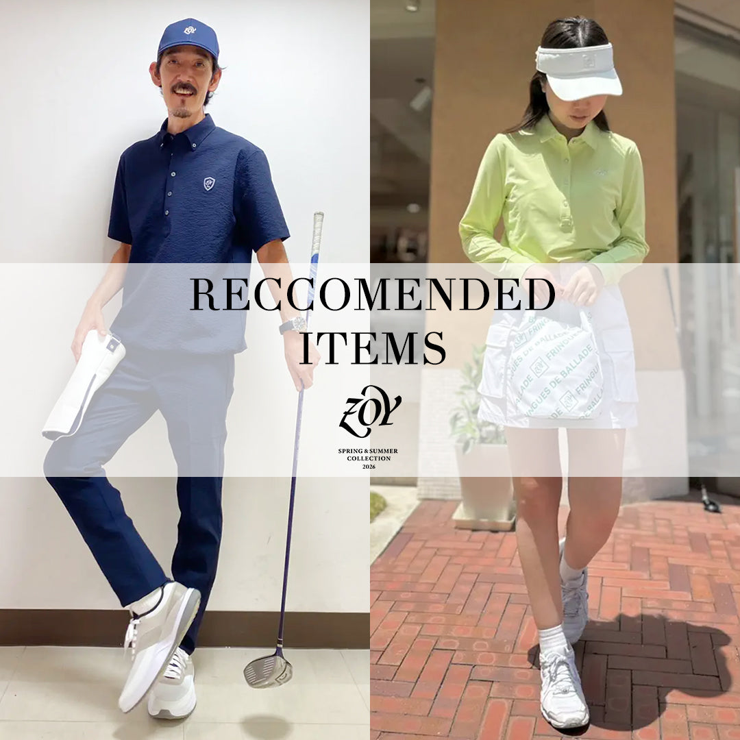 【ZOY ESSENTIAL APPARELS】心地よさも、佇まいも。これからの季節のゴルフを、快適に、気品高く楽しむために。機能と洗練を兼ね備えた、ZOYからのスペシャルレコメンド