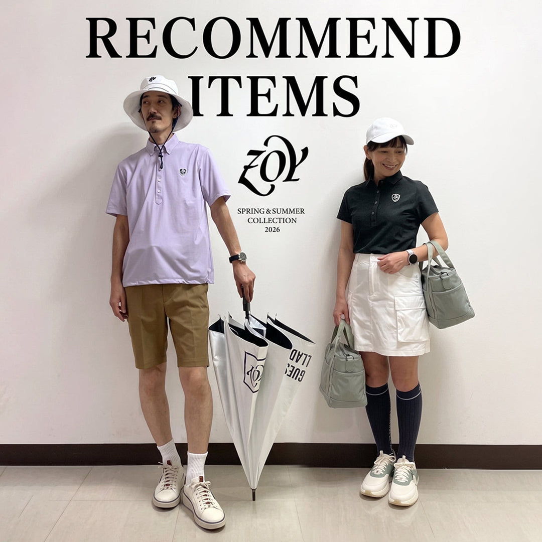 【ZOY ESSENTIAL ACCESSORIES】ゴルフを、もっと軽やかに、スマートに。機能性と実用性を、スタイルに品格を添える洗練へと落とし込む。これからの季節に寄り添う、あなただけの「お気に入り」を