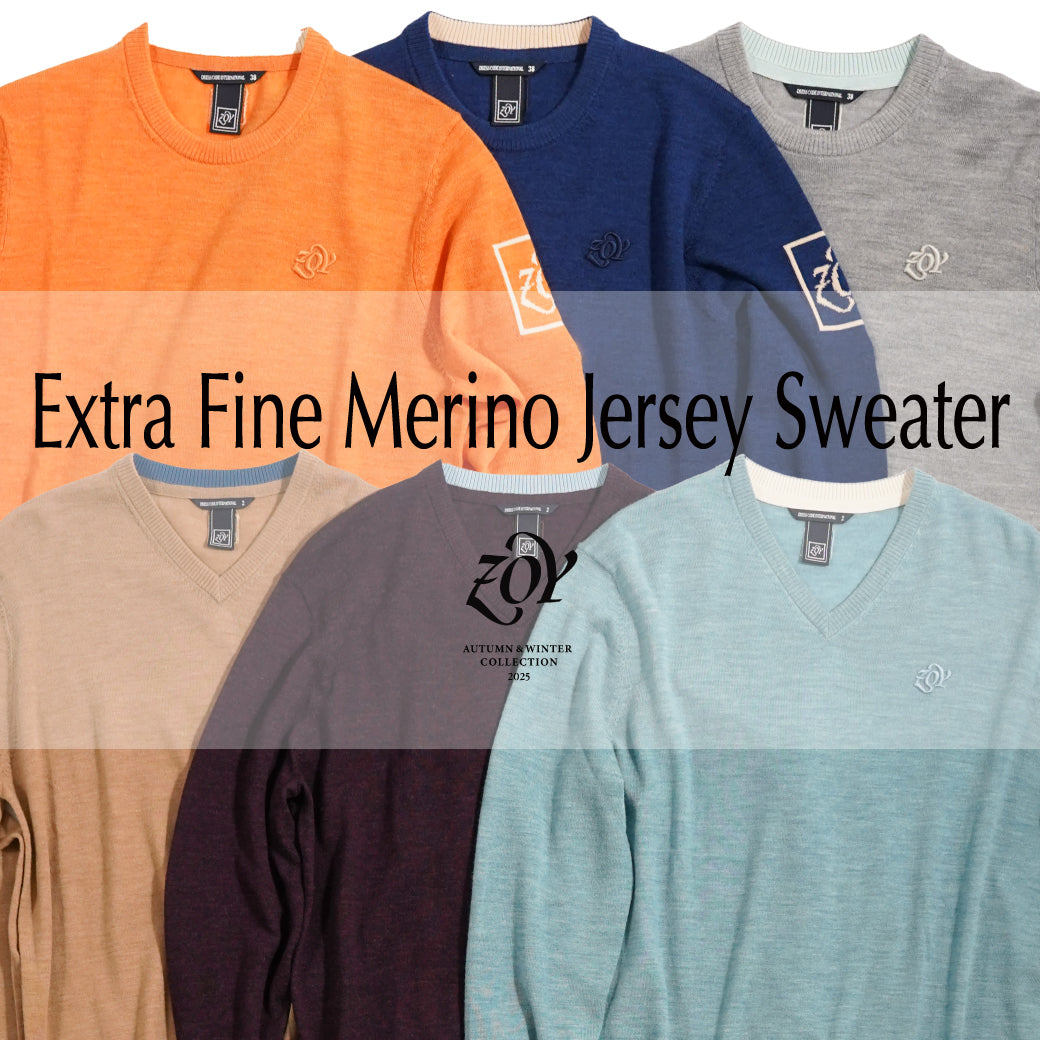 変わらず求めるのは - 更なる上質／不動の定番セーター最新作