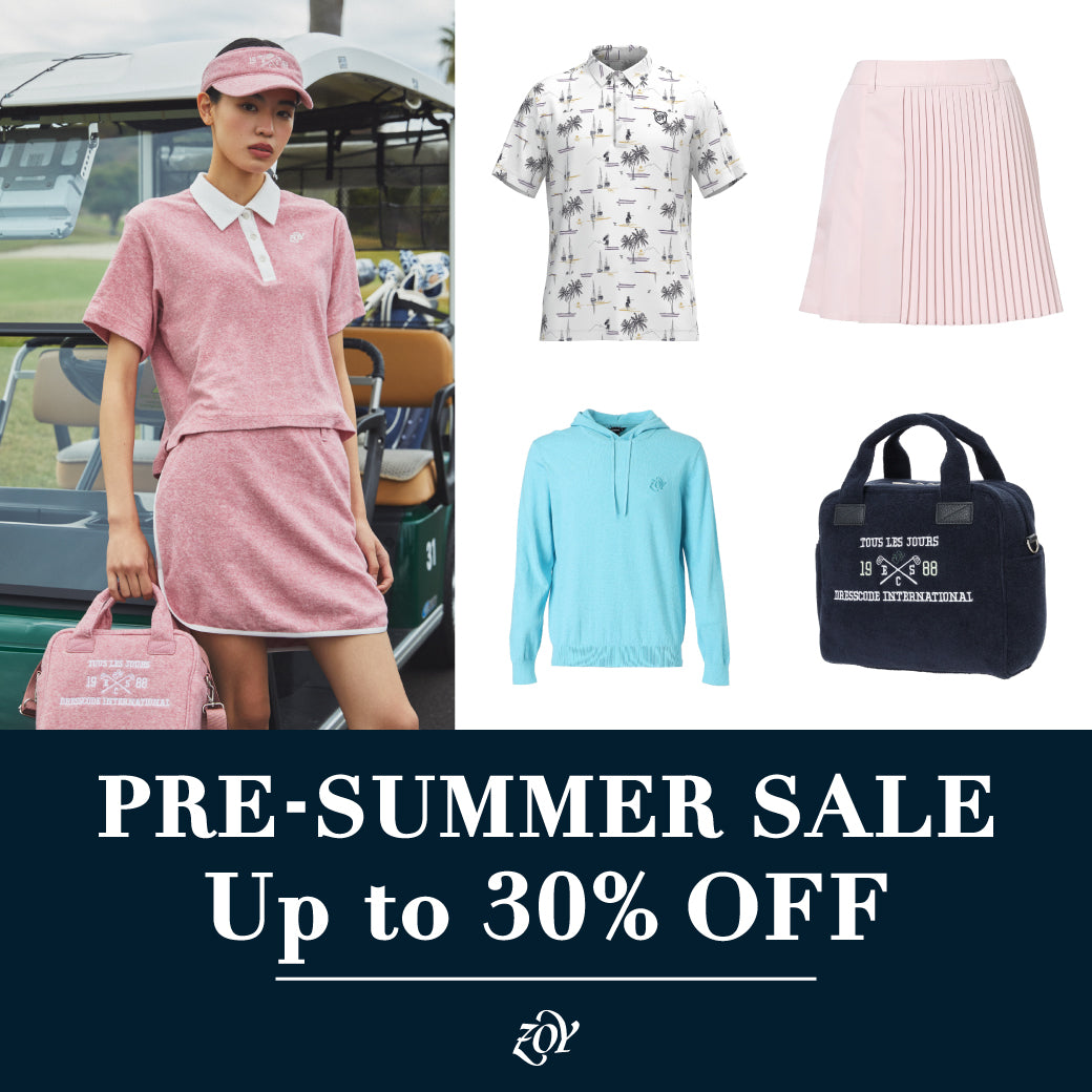 【ZOY PRE-SUMMER SALE／本日スタート】2025年の春夏コレクションより「最新モデル全22種類」が待望の20%OFF！シンプル＆ハイクオリティを極めるZOYユーザー必携の厳選モデルを特別プライスで。真夏の始まりを高らかに告げる「プレサマーセール」が幕明けます