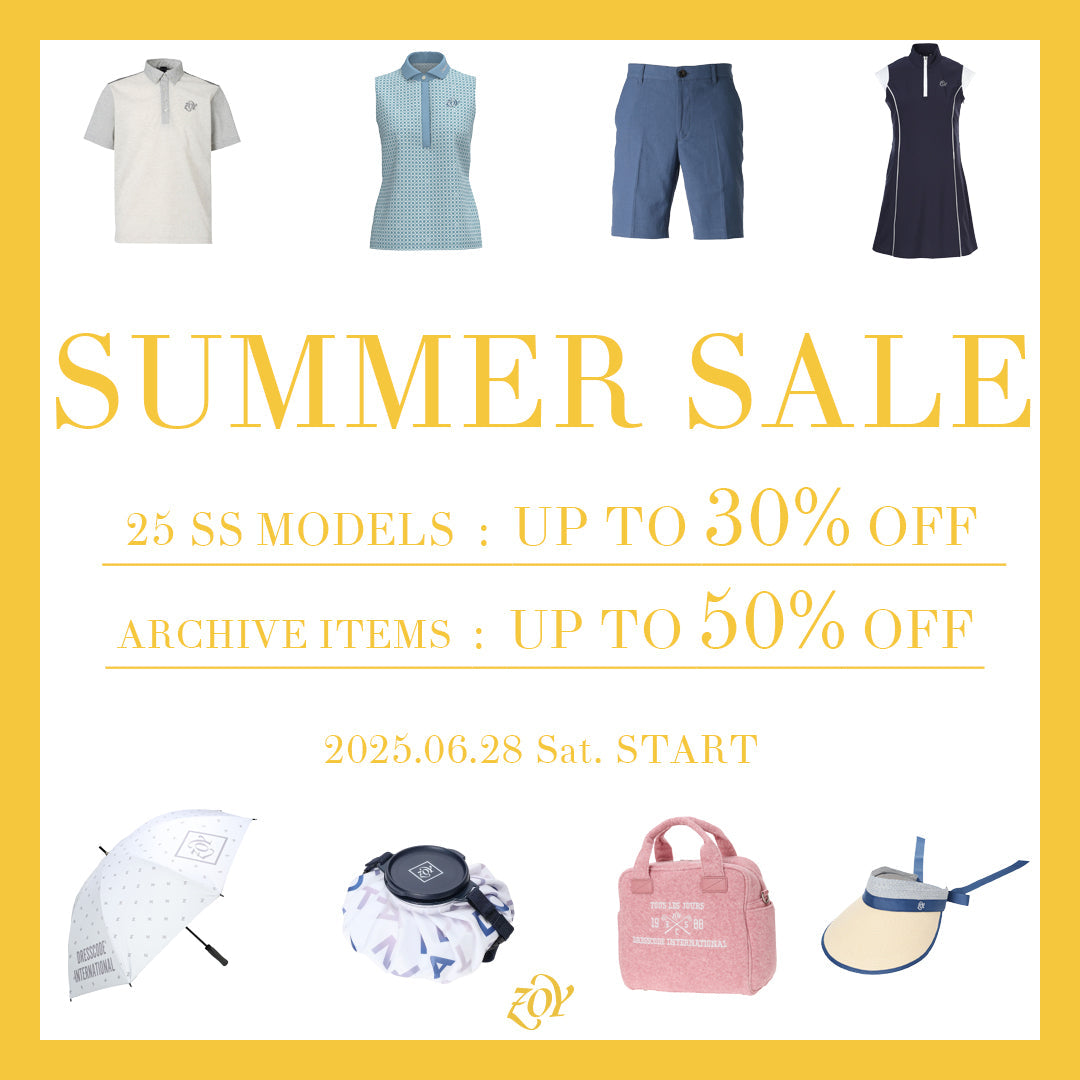 【総数168種類／最大50%OFF】春夏シーズンへの感謝を込めて「ZOY SUMMER SALE」を開催します
