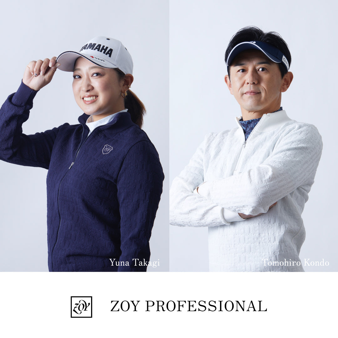 【ZOY OFFICIAL NEWS／ツアー戦績速報】契約選手・近藤智弘プロ＆髙木優奈プロが国内ツアーで大健闘！さらなる飛躍が期待されるお二人の「挑戦」に力強いエールを。