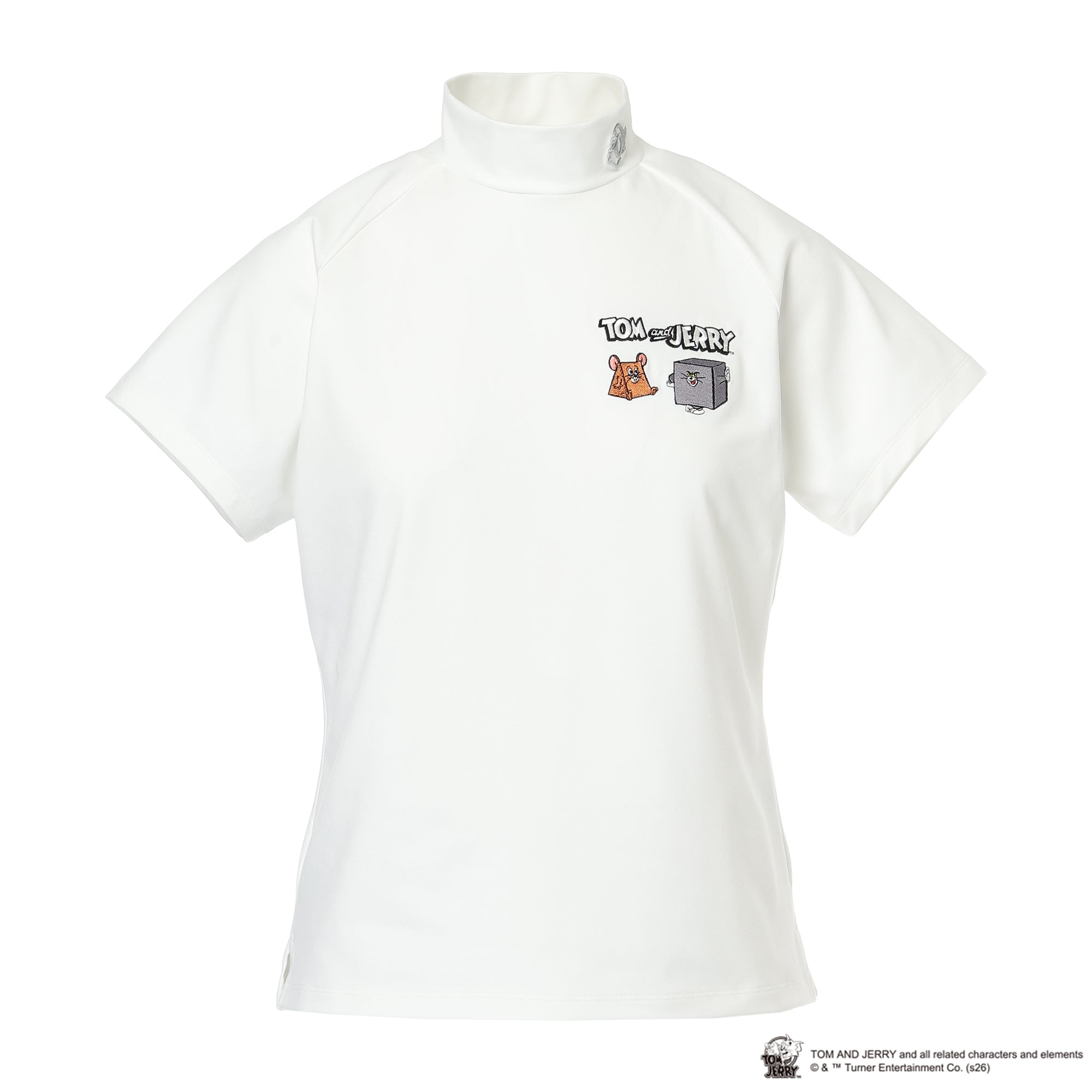 ZOY / TOM and JERRY  / WOMEN ベア天竺 半袖シャツ ホワイト