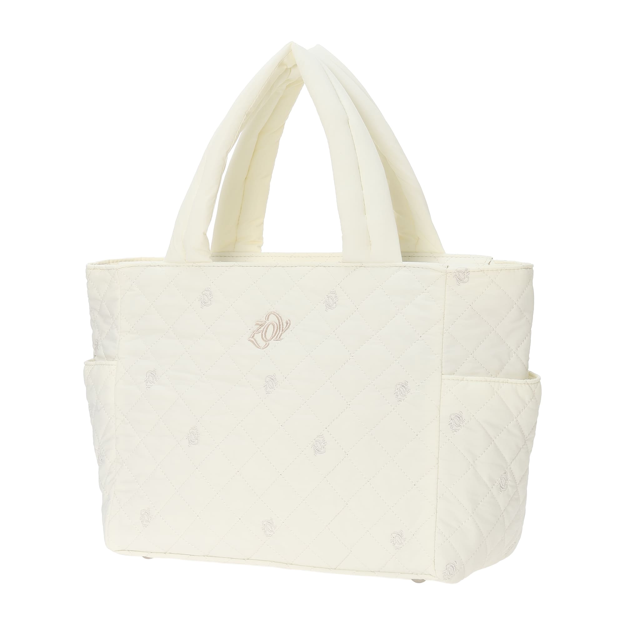 UNISEX キルトカートバッグ エクリュ