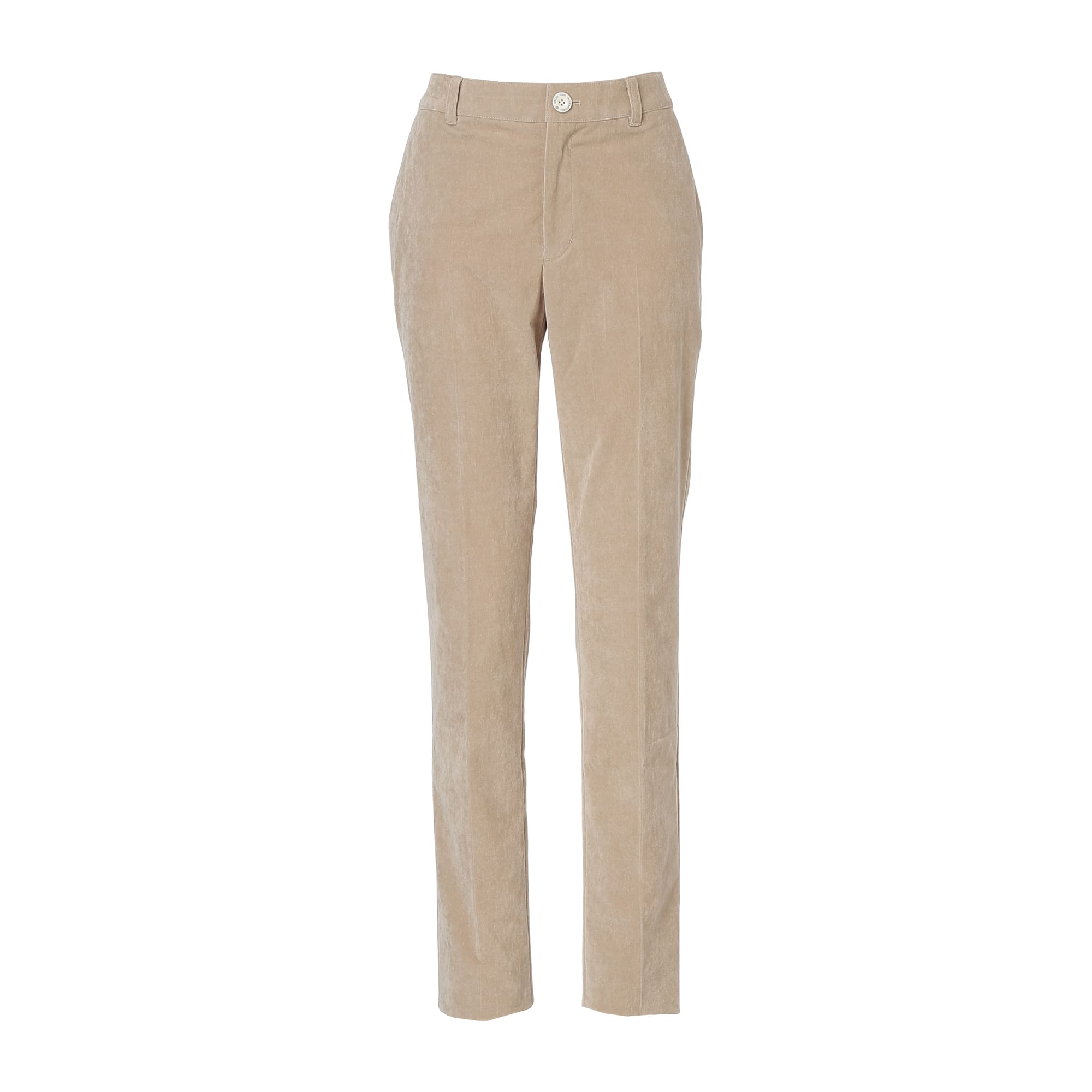WOMEN 28W シャンブレーコール ロングパンツ アッシュ