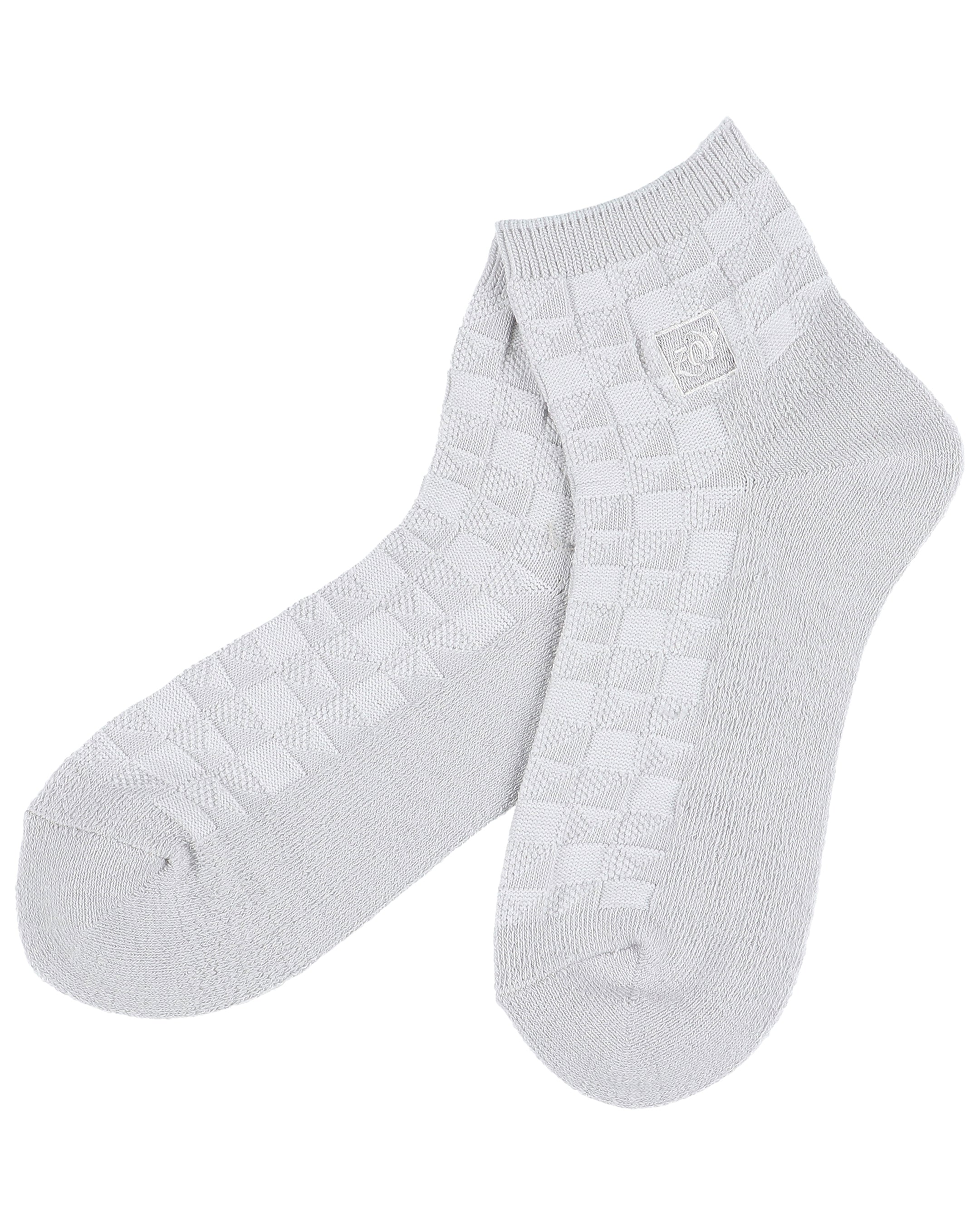 MEN リンクスJQソックス ライトグレー