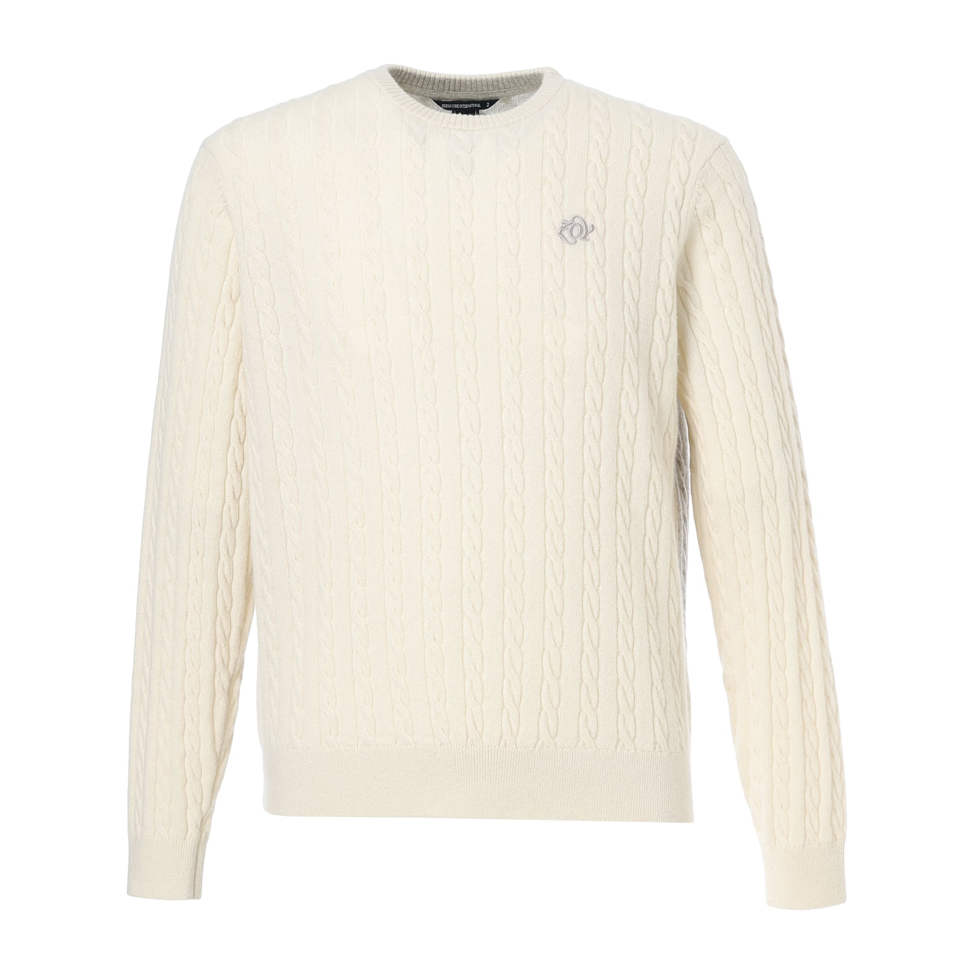 MEN Recycled CASHMERE 長袖セーター チョーク