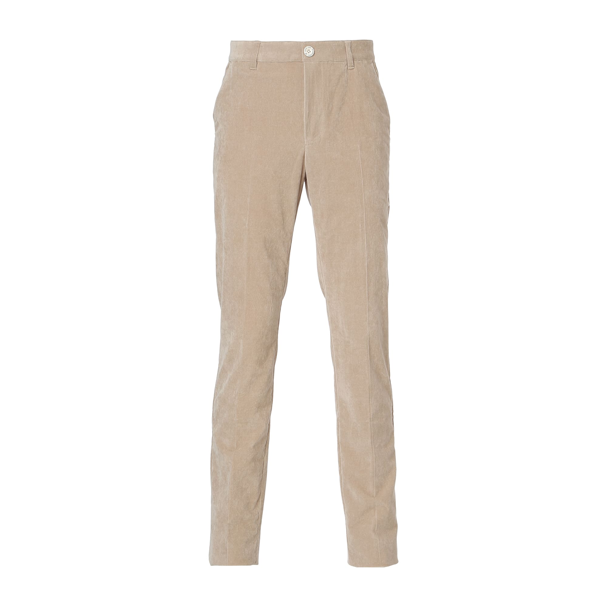 MEN 28W シャンブレーコール ロングパンツ アッシュ