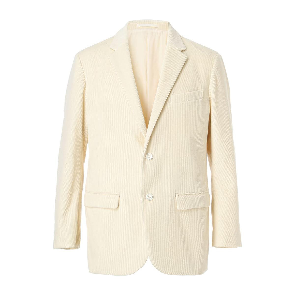 24AW新作】MENS ウールコーデュロイ ジャケット エクリュ 071444109