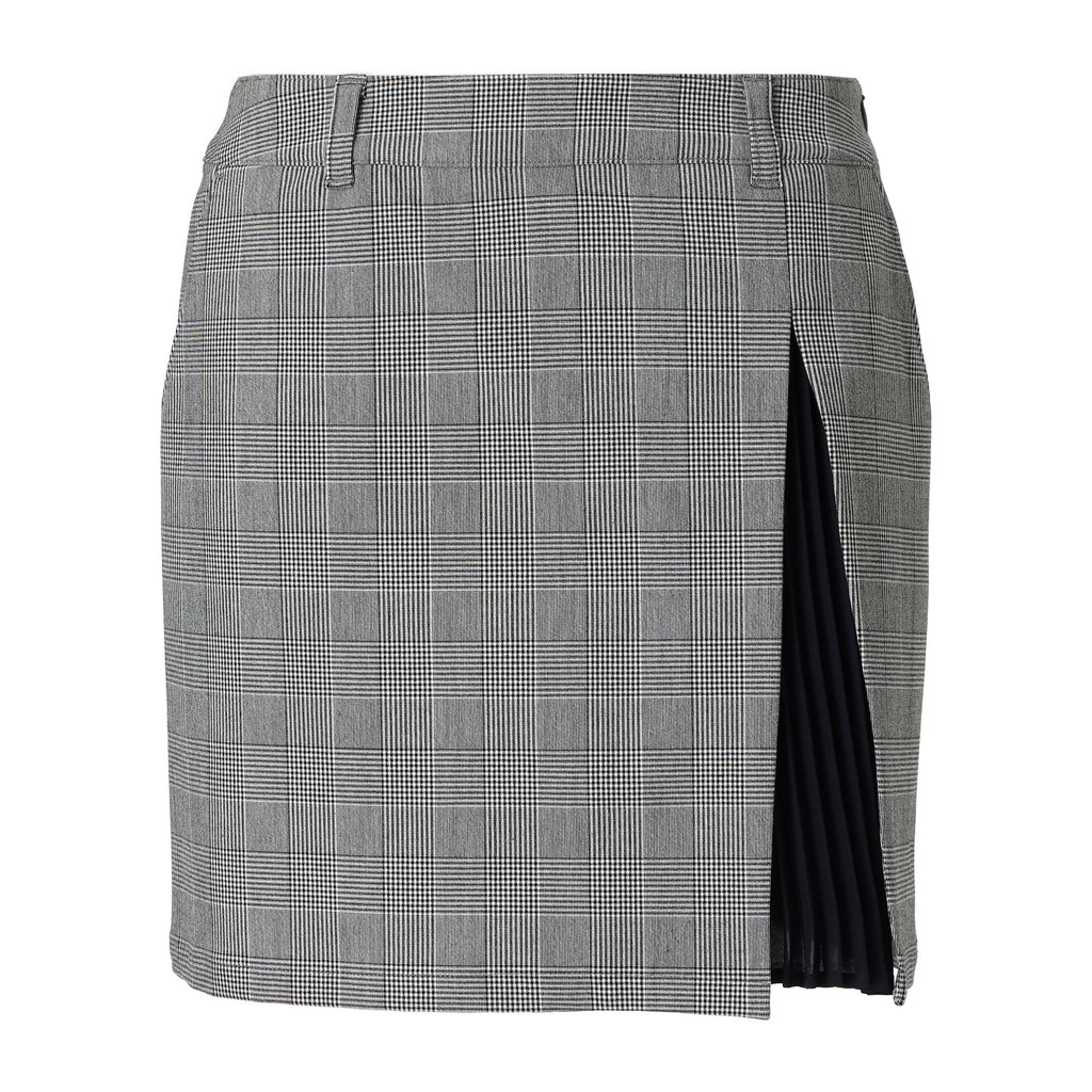 25SS新作】WOMENS グレンチェックストレッチ スカート グレー 071652300 