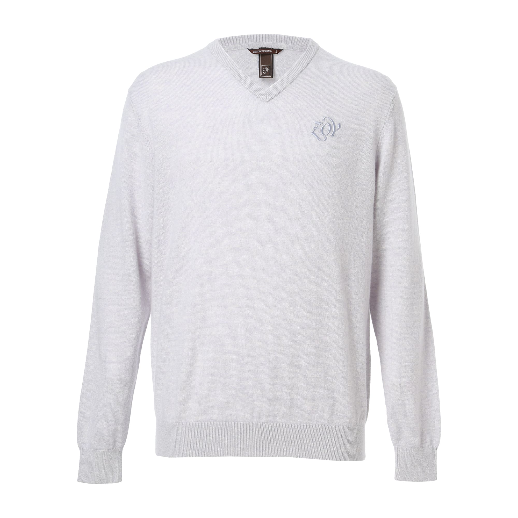 【24AW新作】MENS Premium CASHMERE 長袖セーター フォググレー 071444707