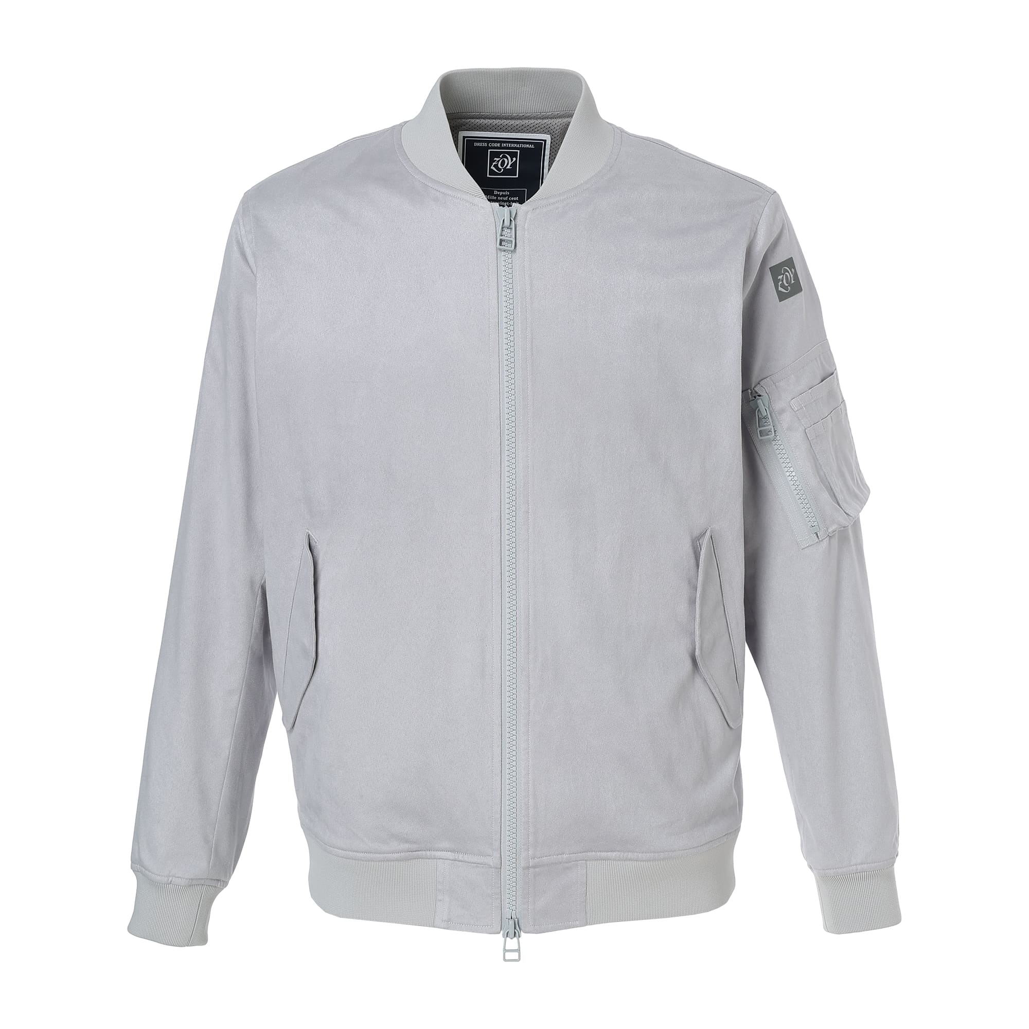 MEN NEW KOMASUEDE ブルゾン シルバーグレー