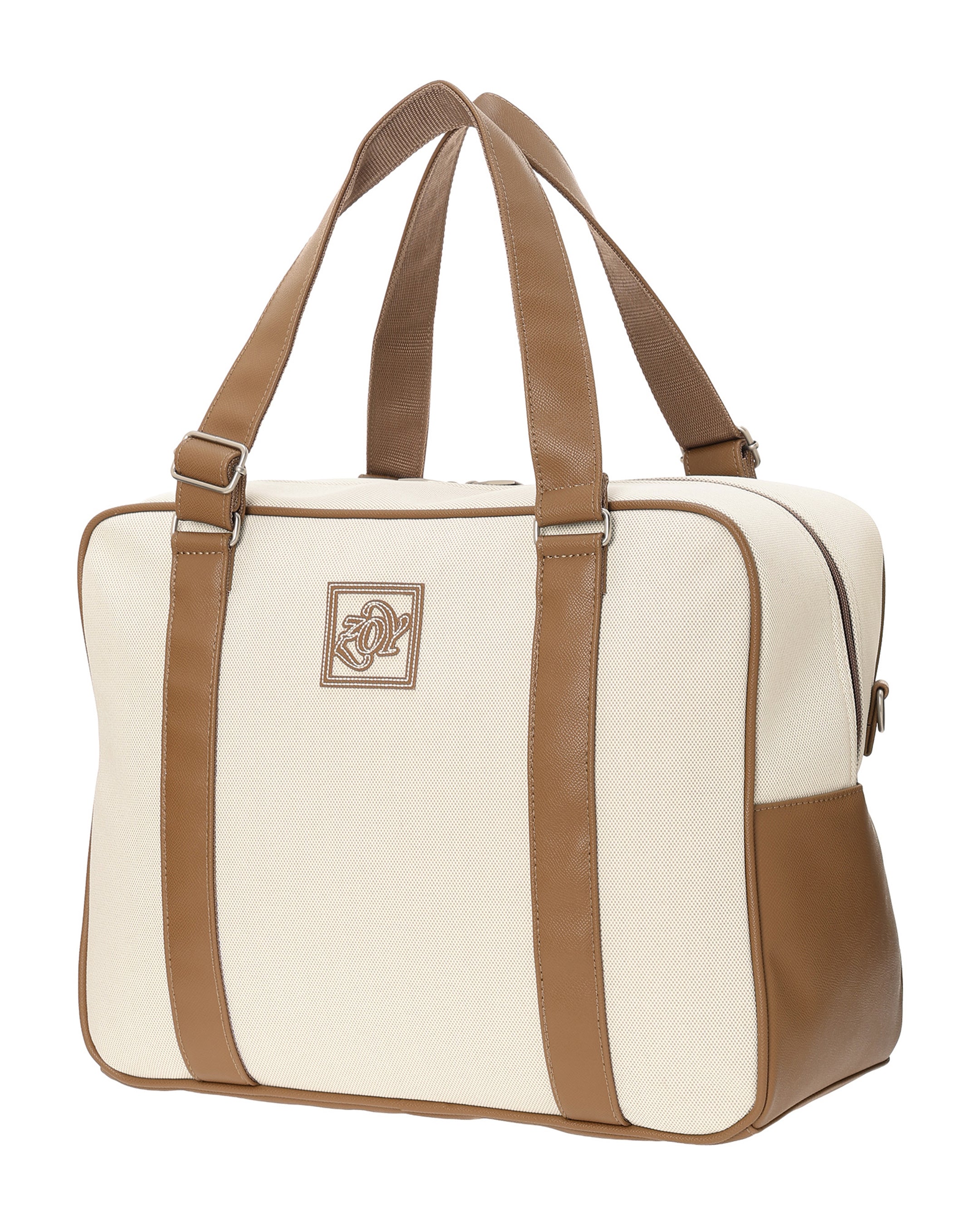 UNISEX キャンバスボストンバッグ ベージュ