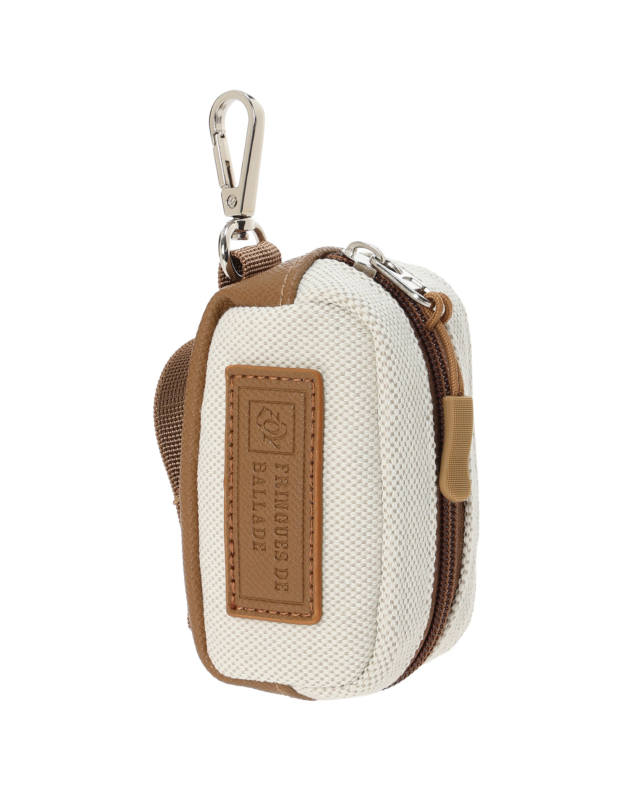 UNISEX キャンバスボールポーチ ベージュ