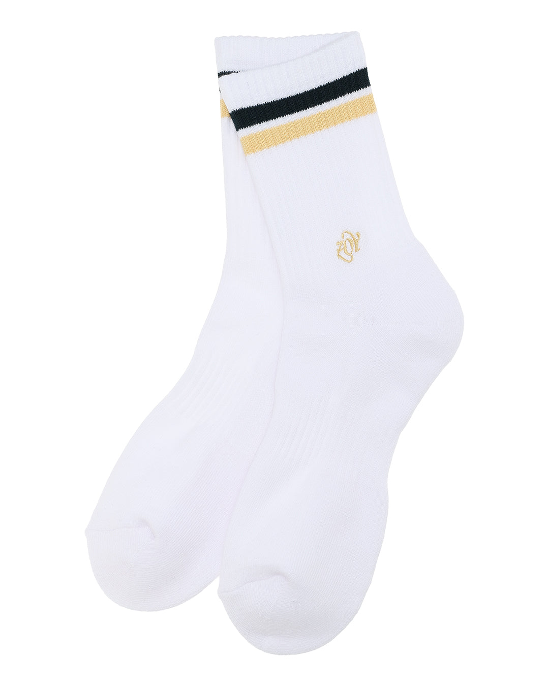 MEN ラインソックス オリーブ