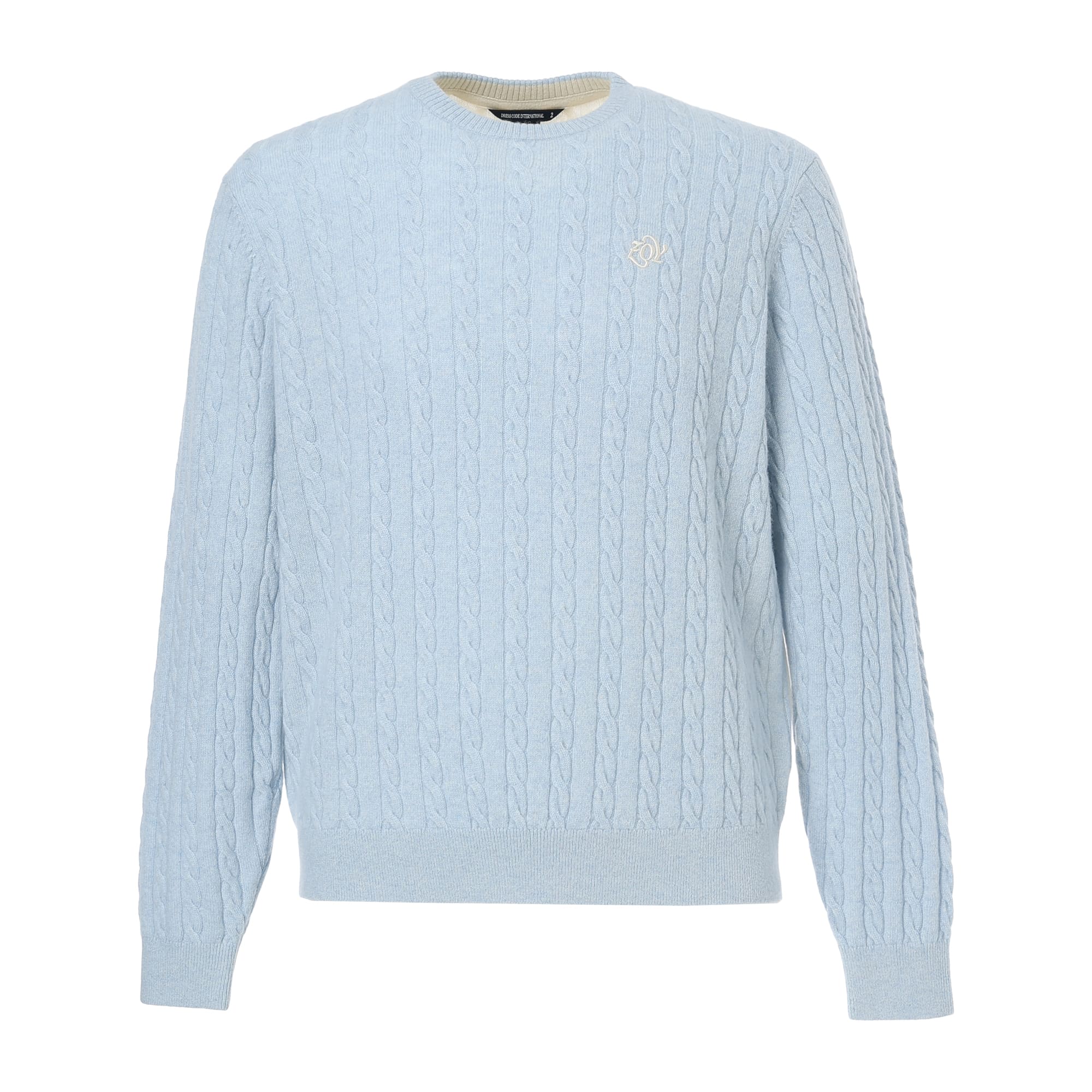 MEN Recycled CASHMERE 長袖セーター スカイ