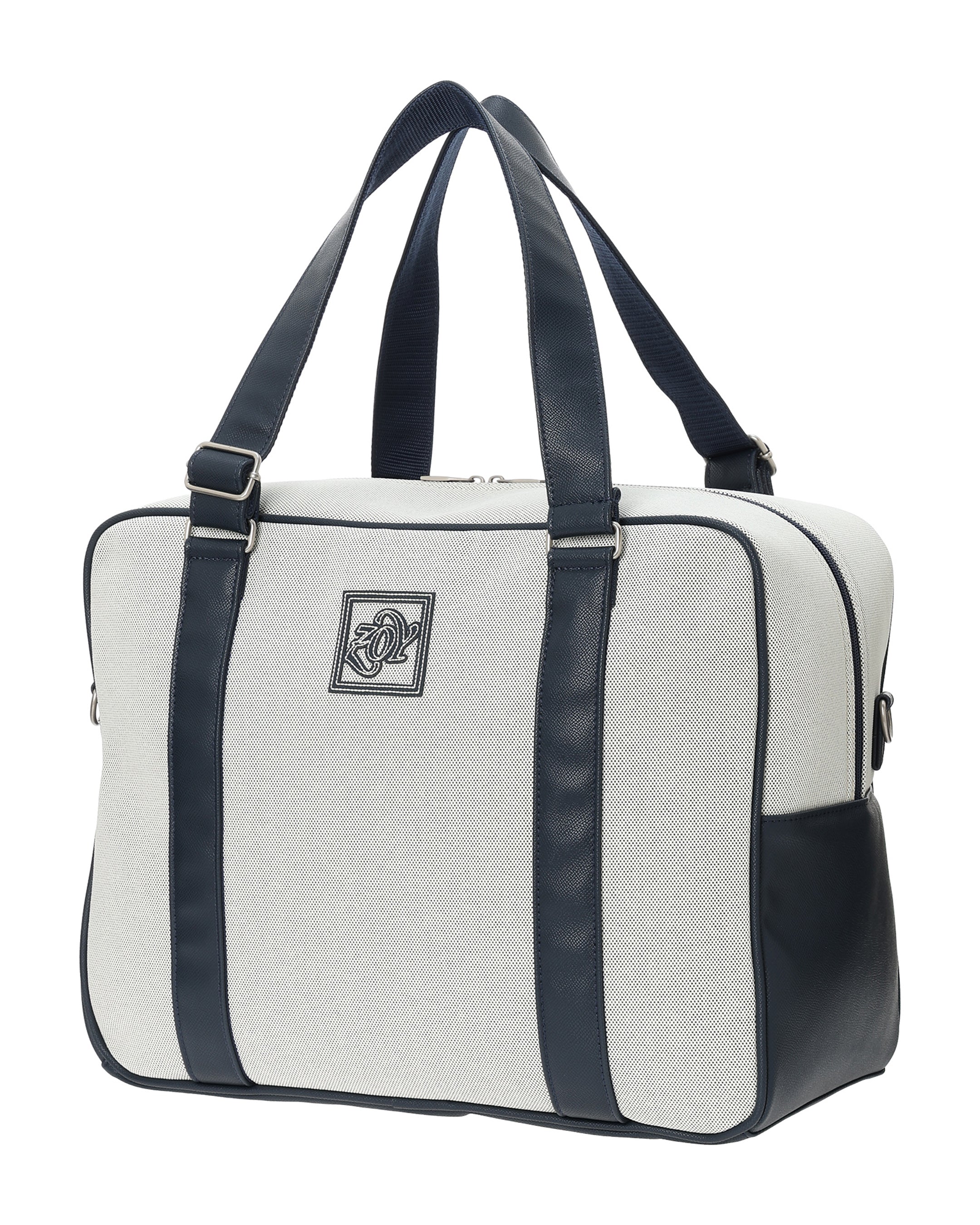 UNISEX キャンバスボストンバッグ ネイビー