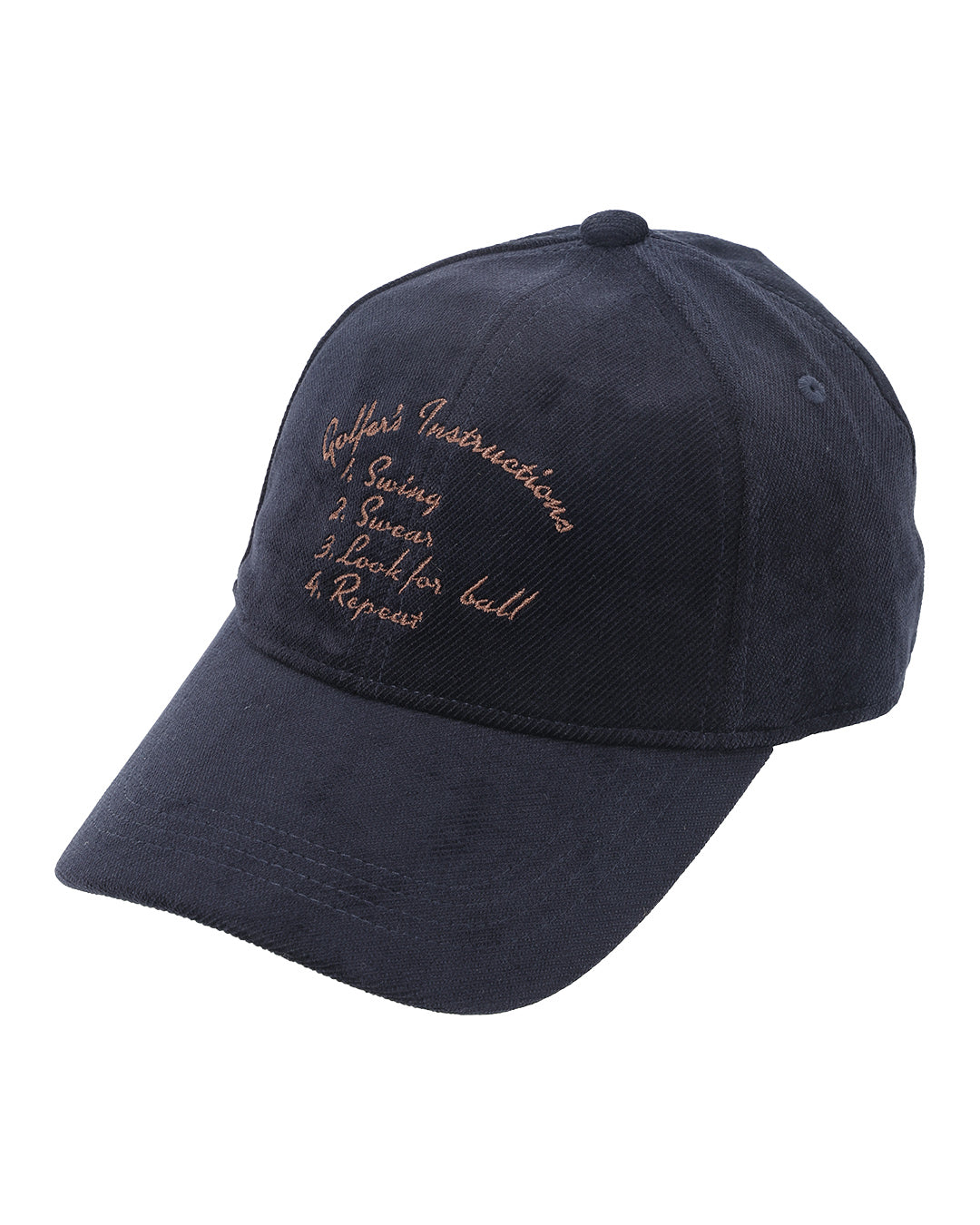 UNISEX ツイルコーデュロイキャップ ネイビー