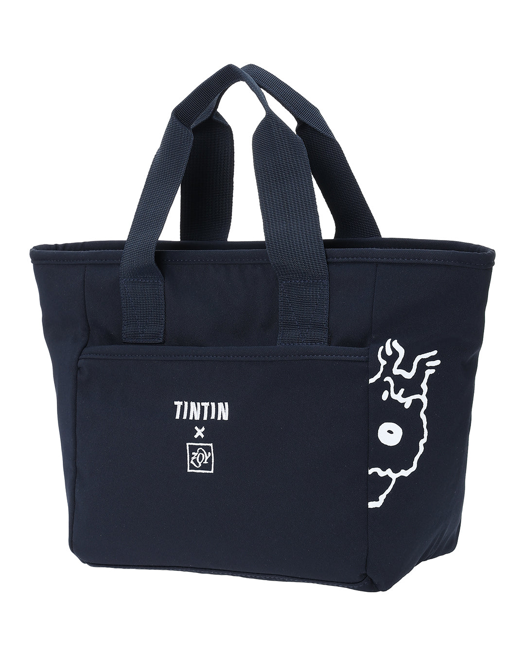 【 TINTIN × ZOY 】 UNISEX ツイルカートバッグ ネイビー
