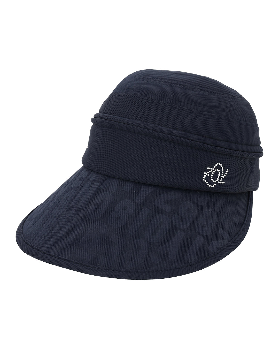 Women's Tweed Visor with Earflaps, Navy