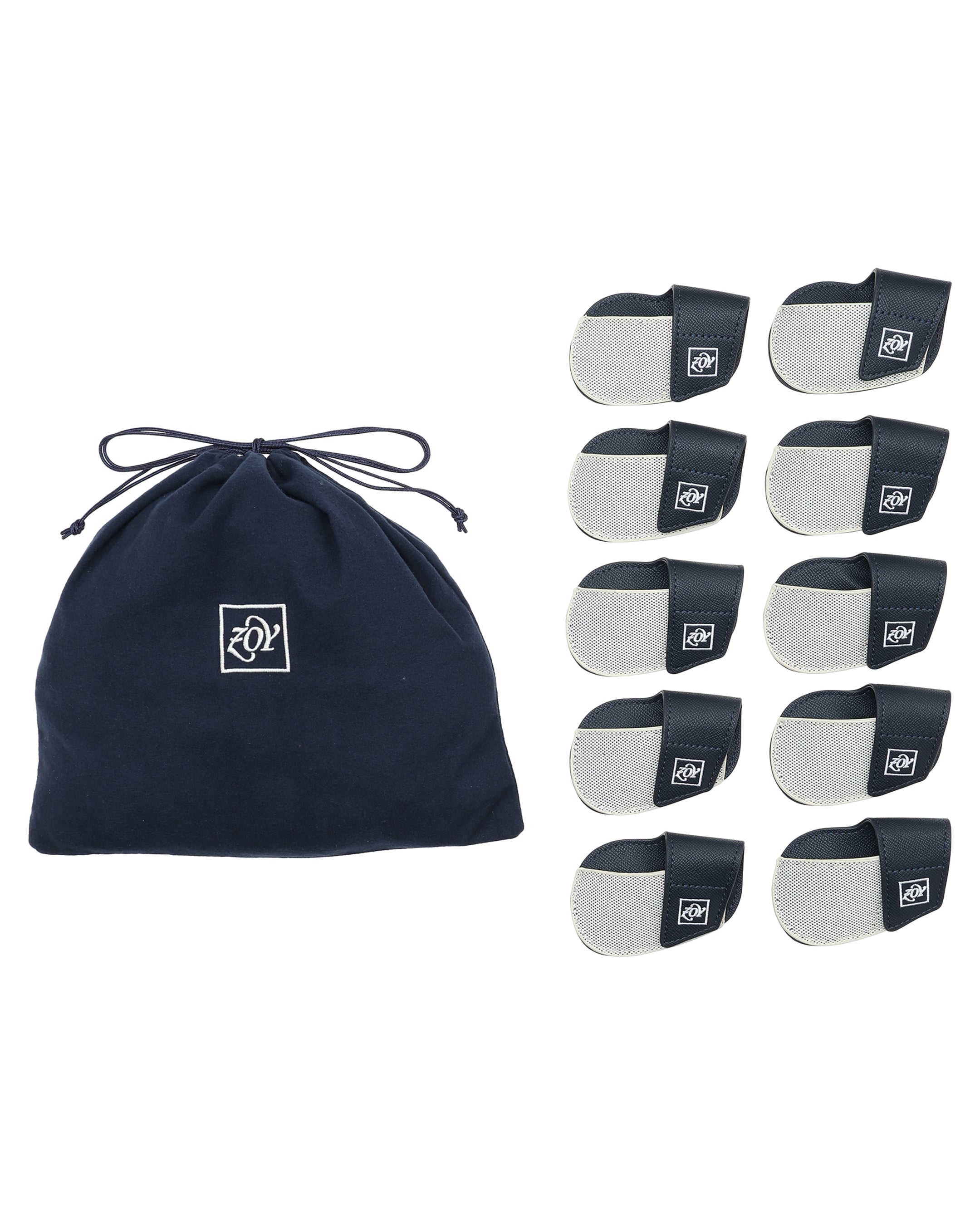 UNISEX キャンバスアイアンカバーセット ネイビー