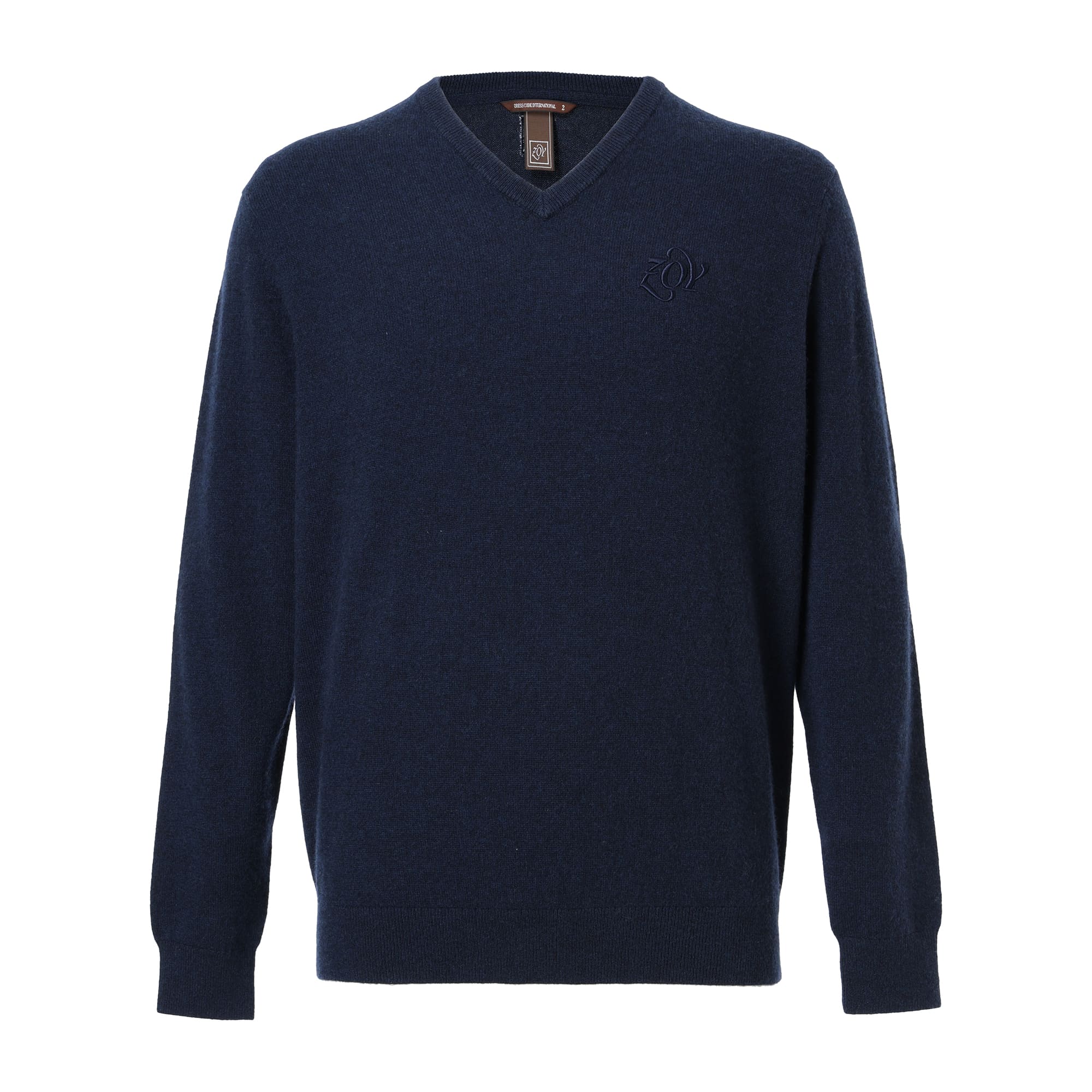 【24AW新作】MENS Premium CASHMERE 長袖セーター ネイビー 071444707