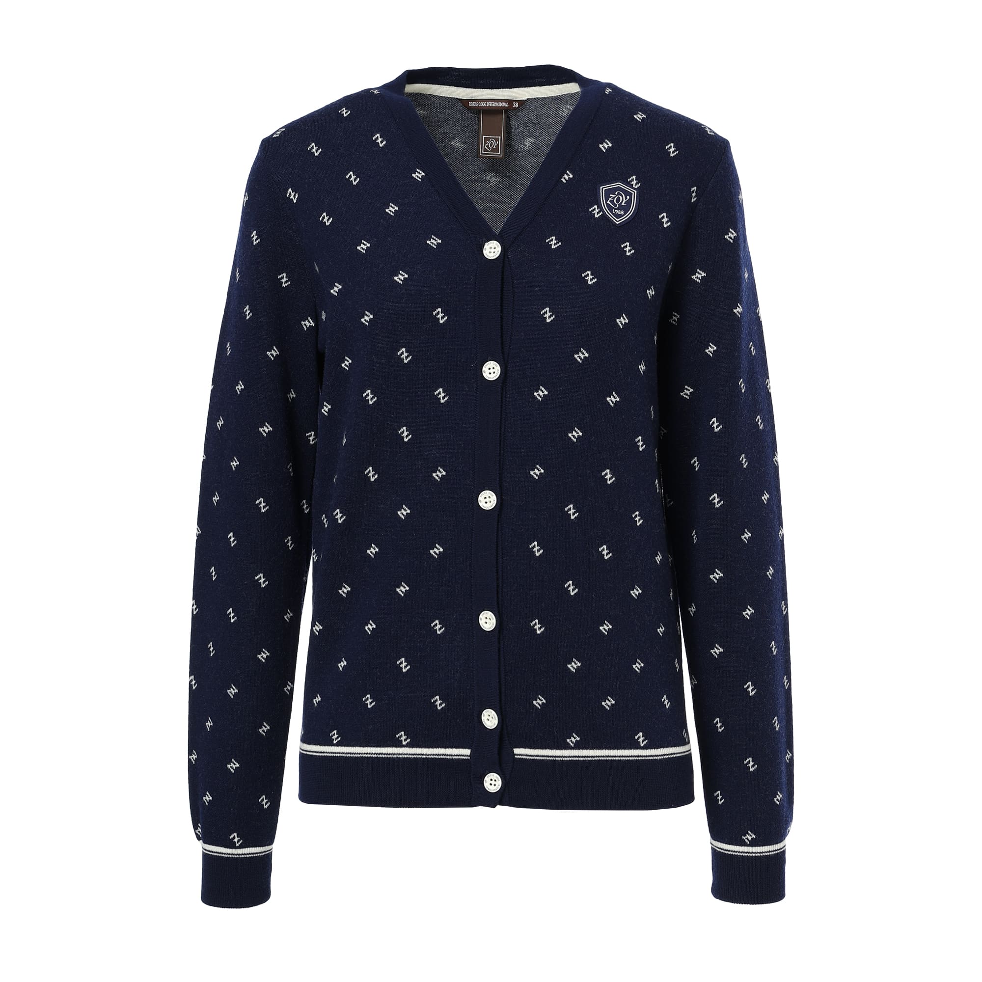 zoyレディース　ノースリーブセットアップ　ネイビー　ドットL zoyレディース ノースリーブセットアップ ネイビー ドットL zoy