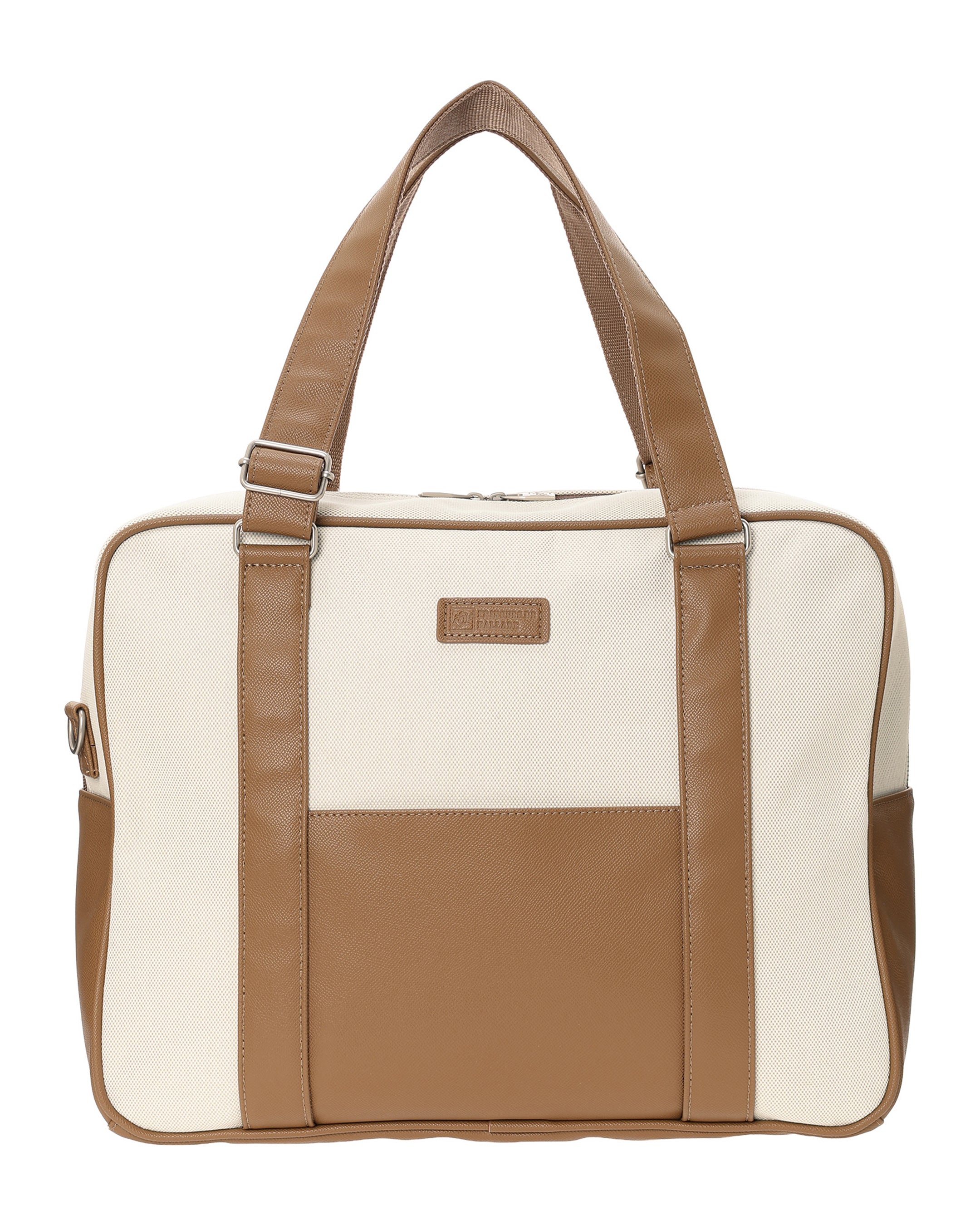 UNISEX キャンバスボストンバッグ ベージュ