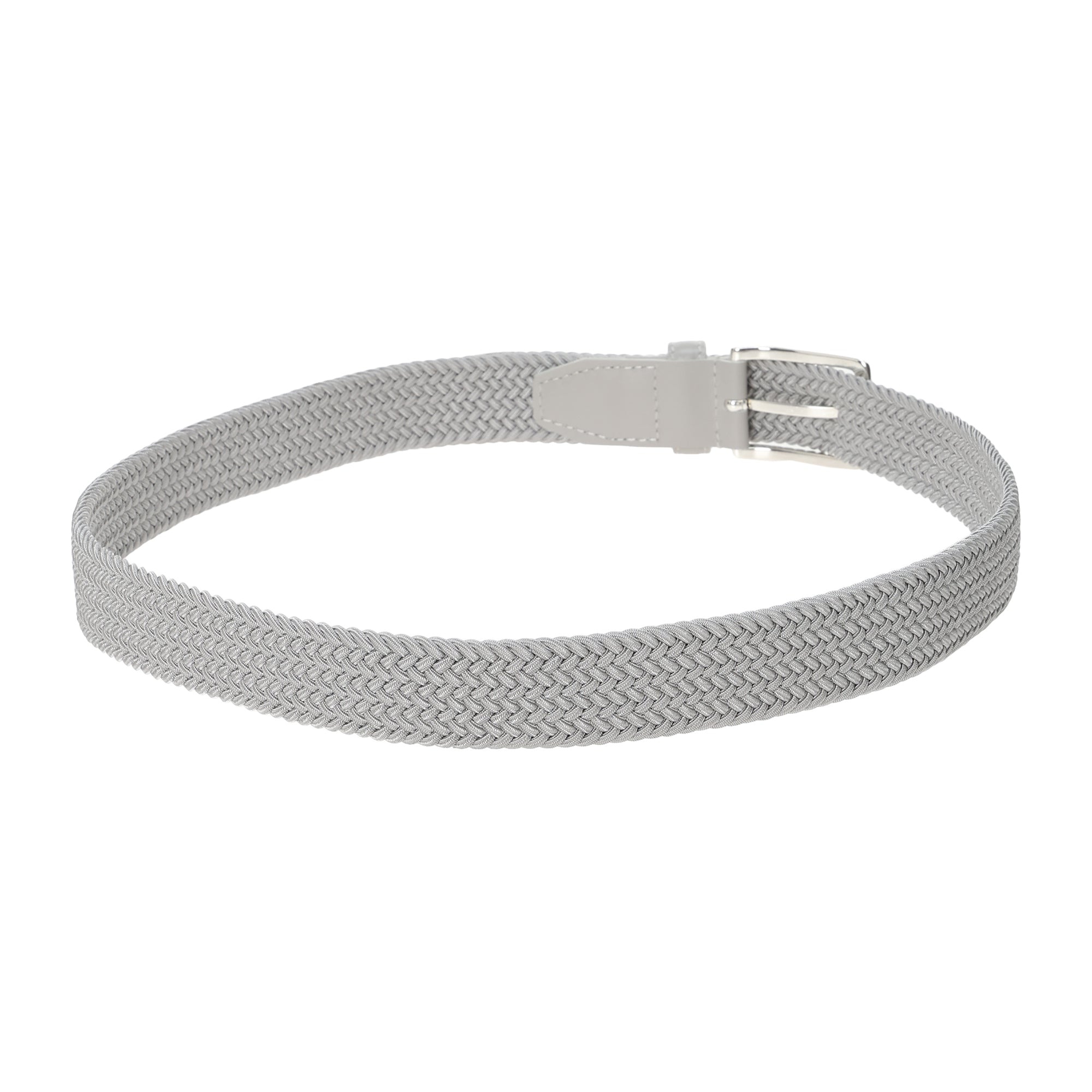 WOMEN ゴムメッシュベルト ライトグレー