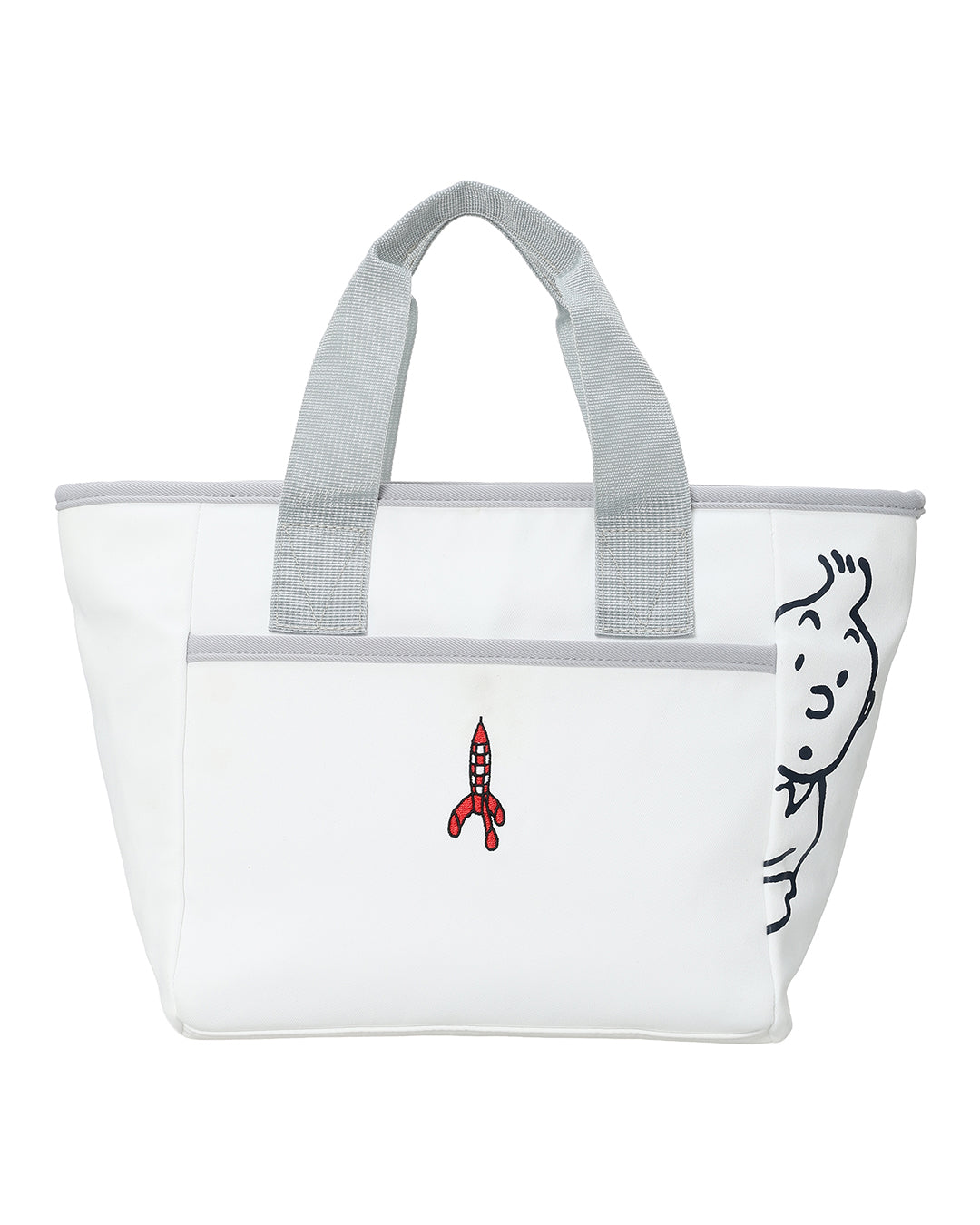 【 TINTIN × ZOY 】 UNISEX ツイルカートバッグ ホワイト