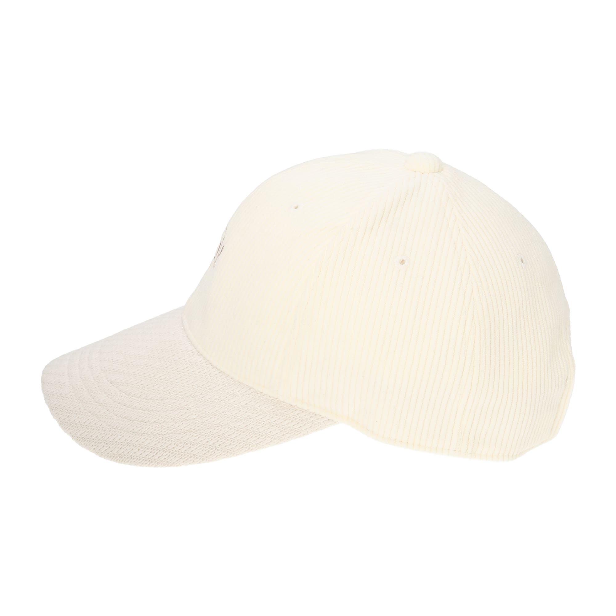 UNISEX コーデュロイコンビキャップ クリーム