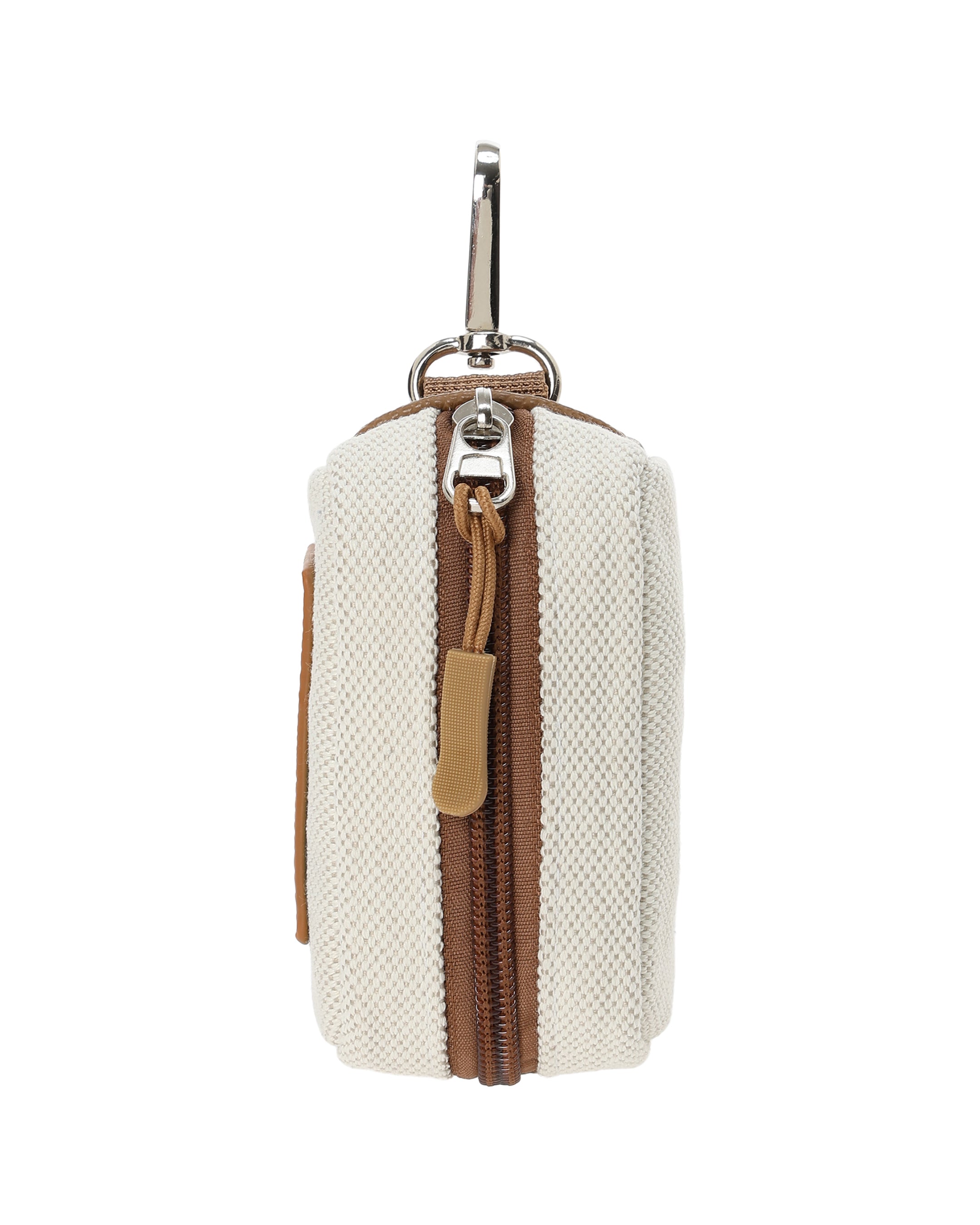 UNISEX キャンバスボールポーチ ベージュ