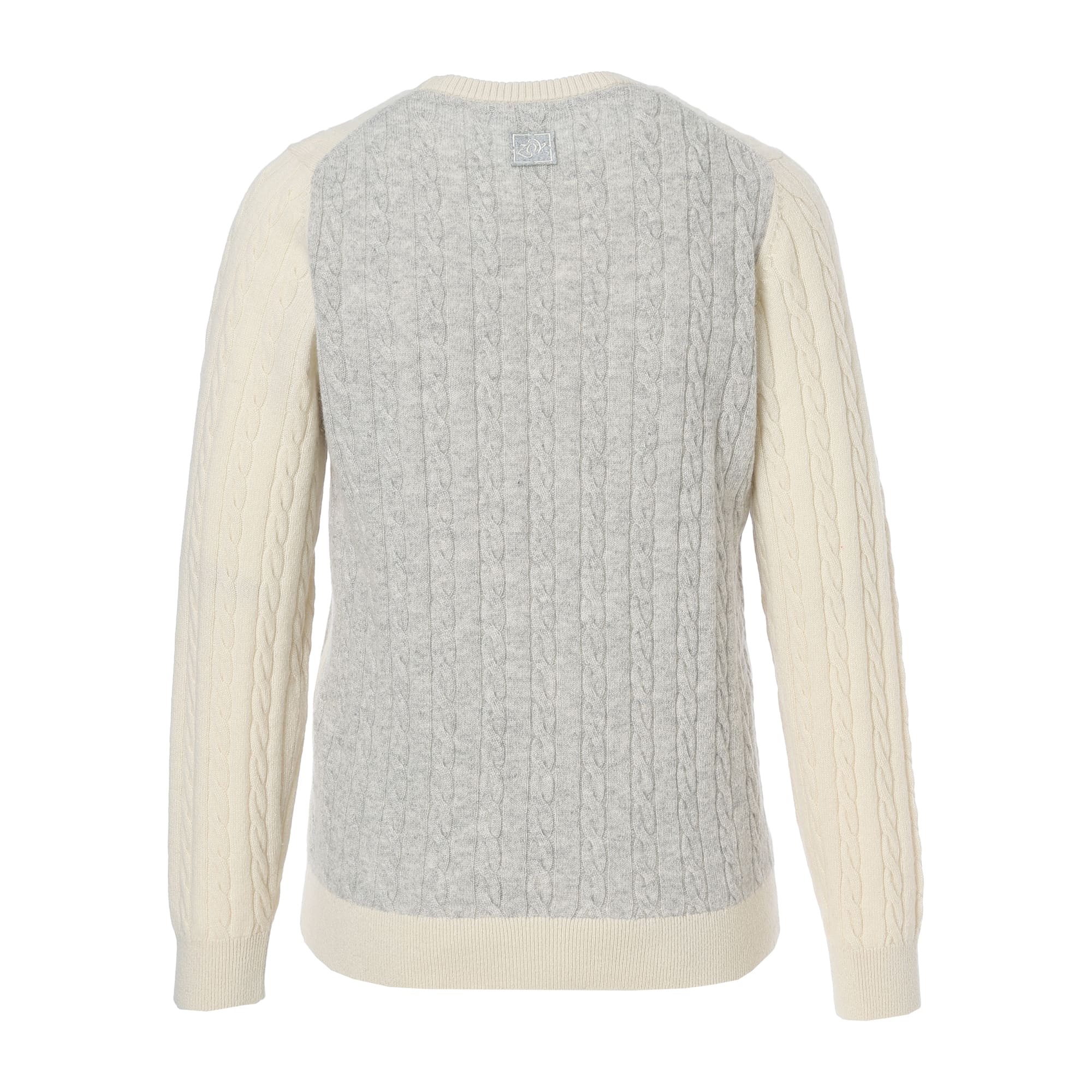 WOMEN Recycled CASHMERE 長袖セーター チョーク