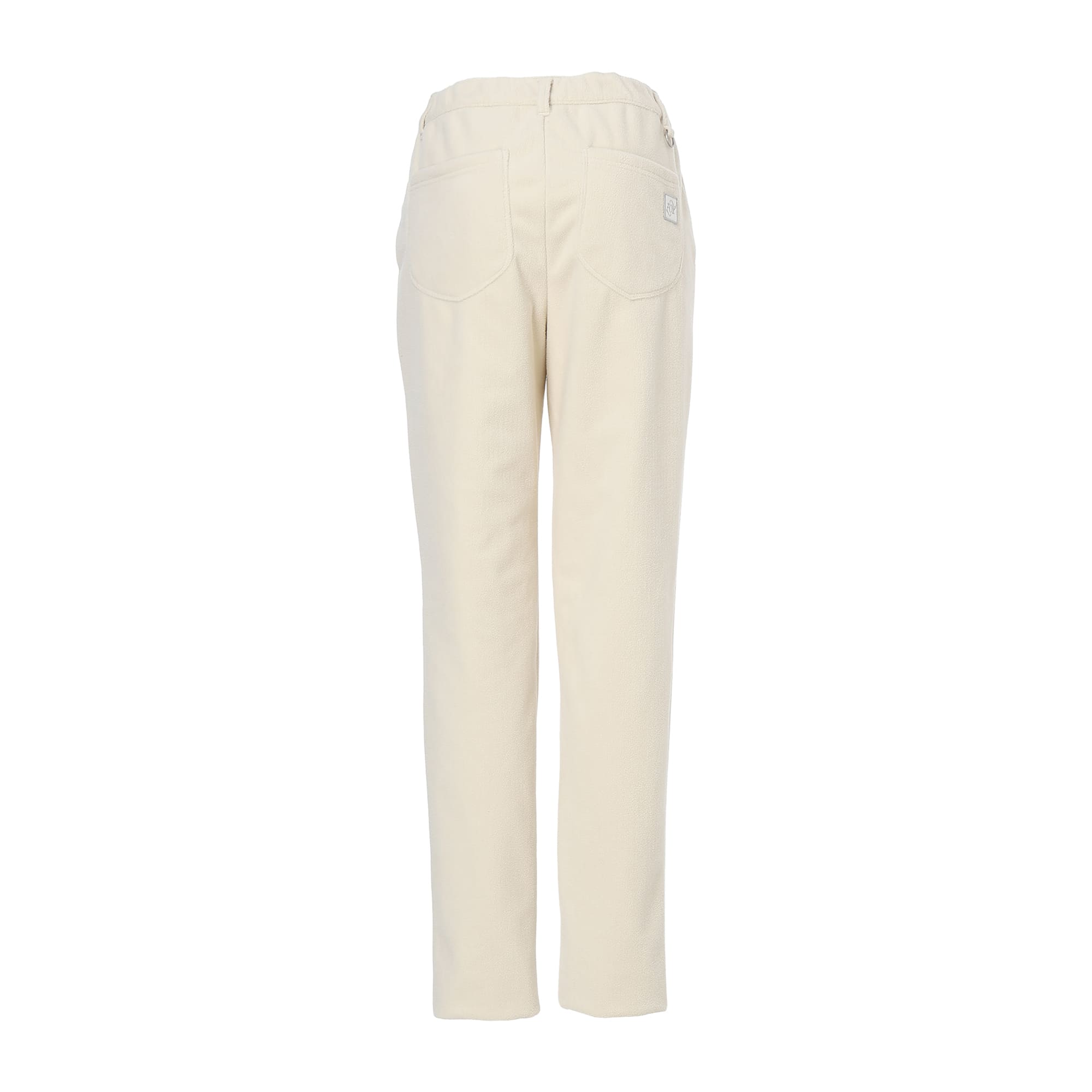 Women's Block Fleece Laminate Long Pants, Cream