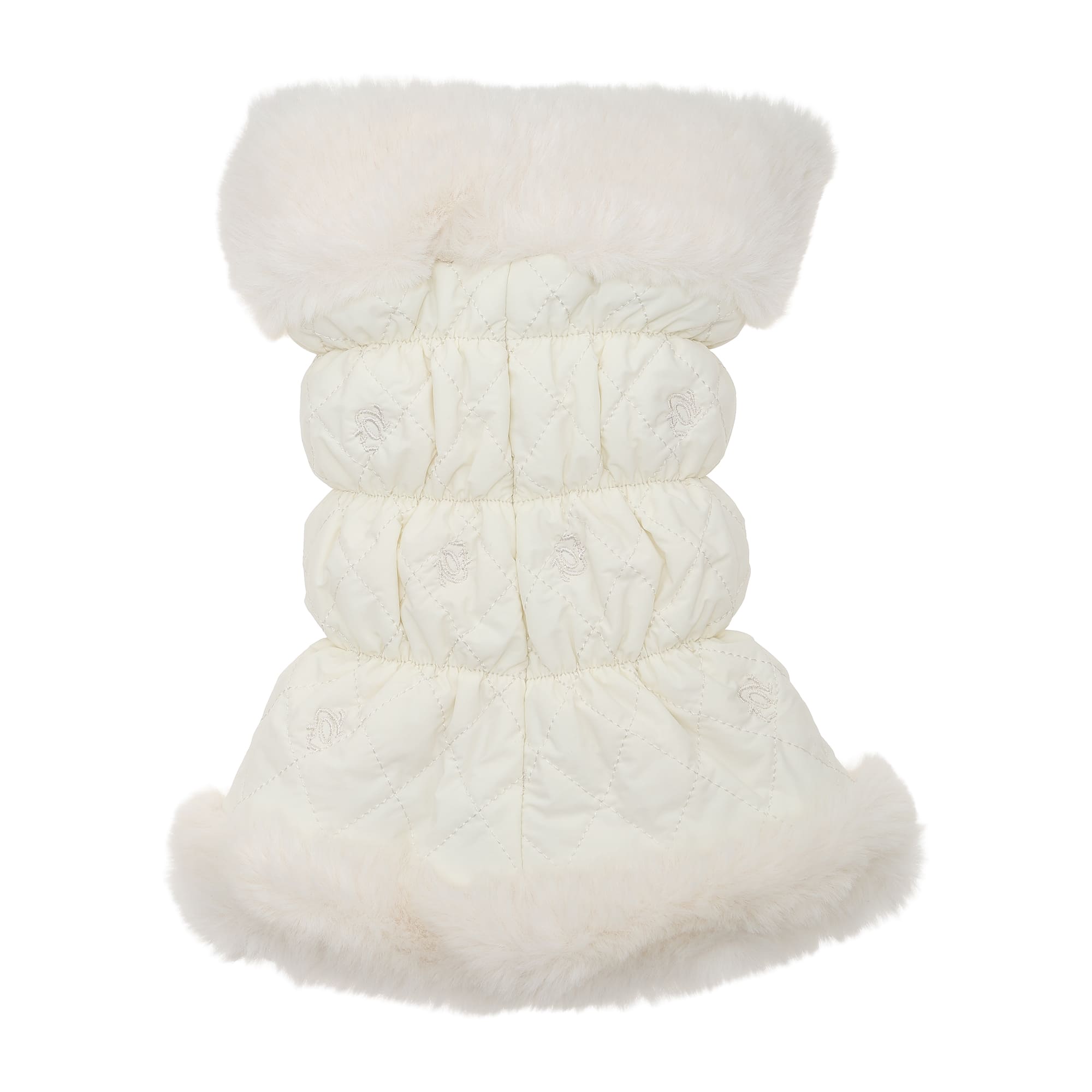 WOMEN キルトレッグウォーマー ネイビー